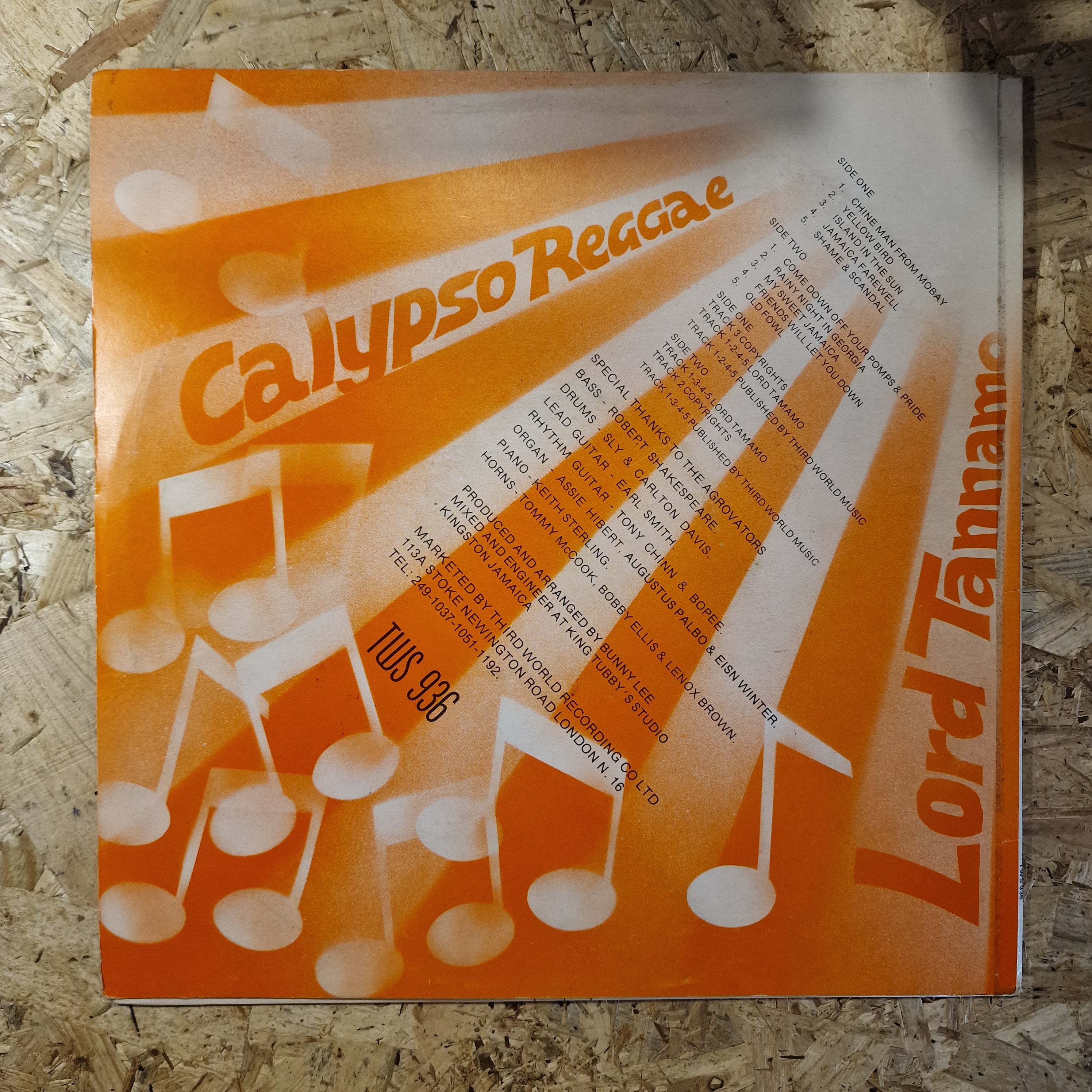 Lord Tannamo – Calypso Reggae