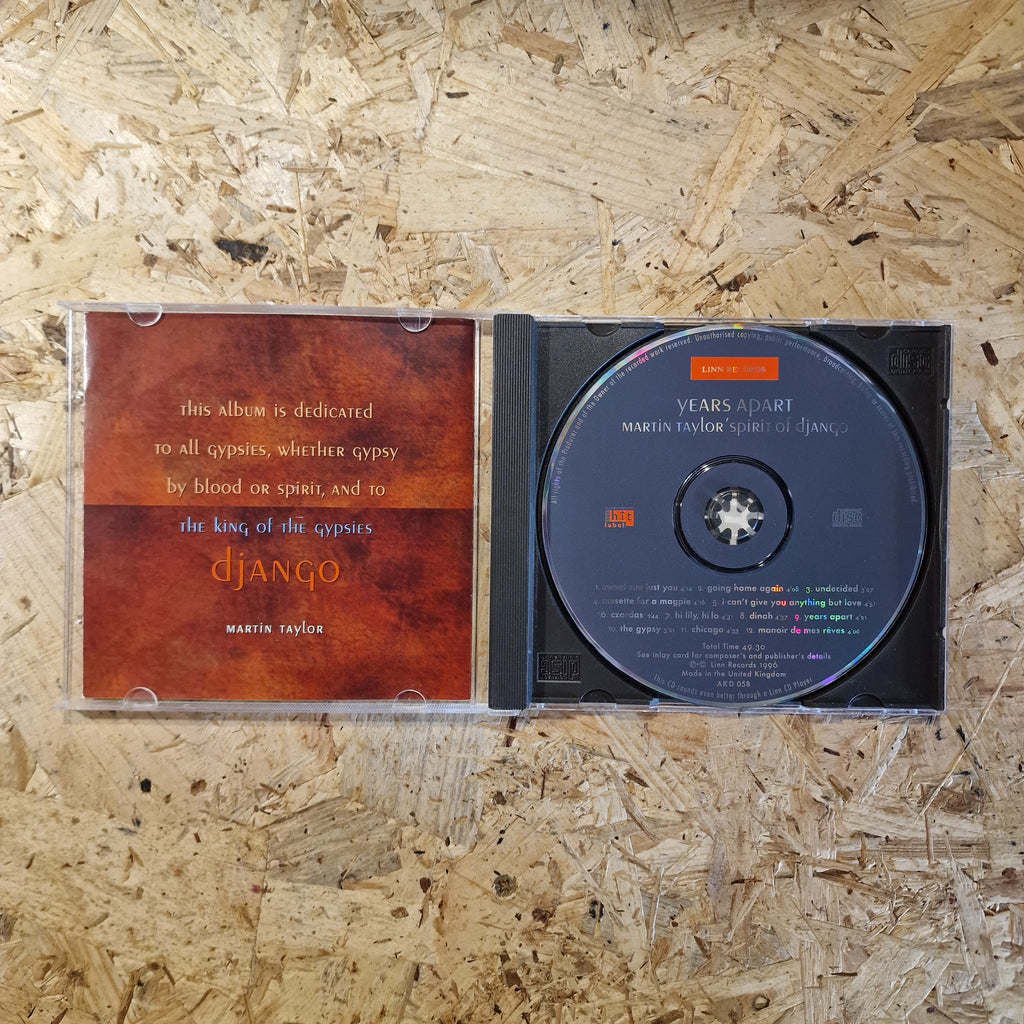Martin Taylor's Spirit Of Django – Years Apart