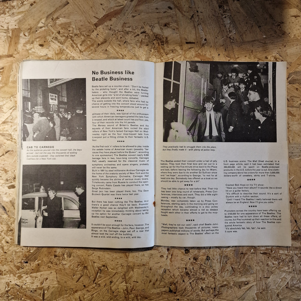 The Beatles at Carnegie Hall - On the Scene by Ralph Cosham (1964)