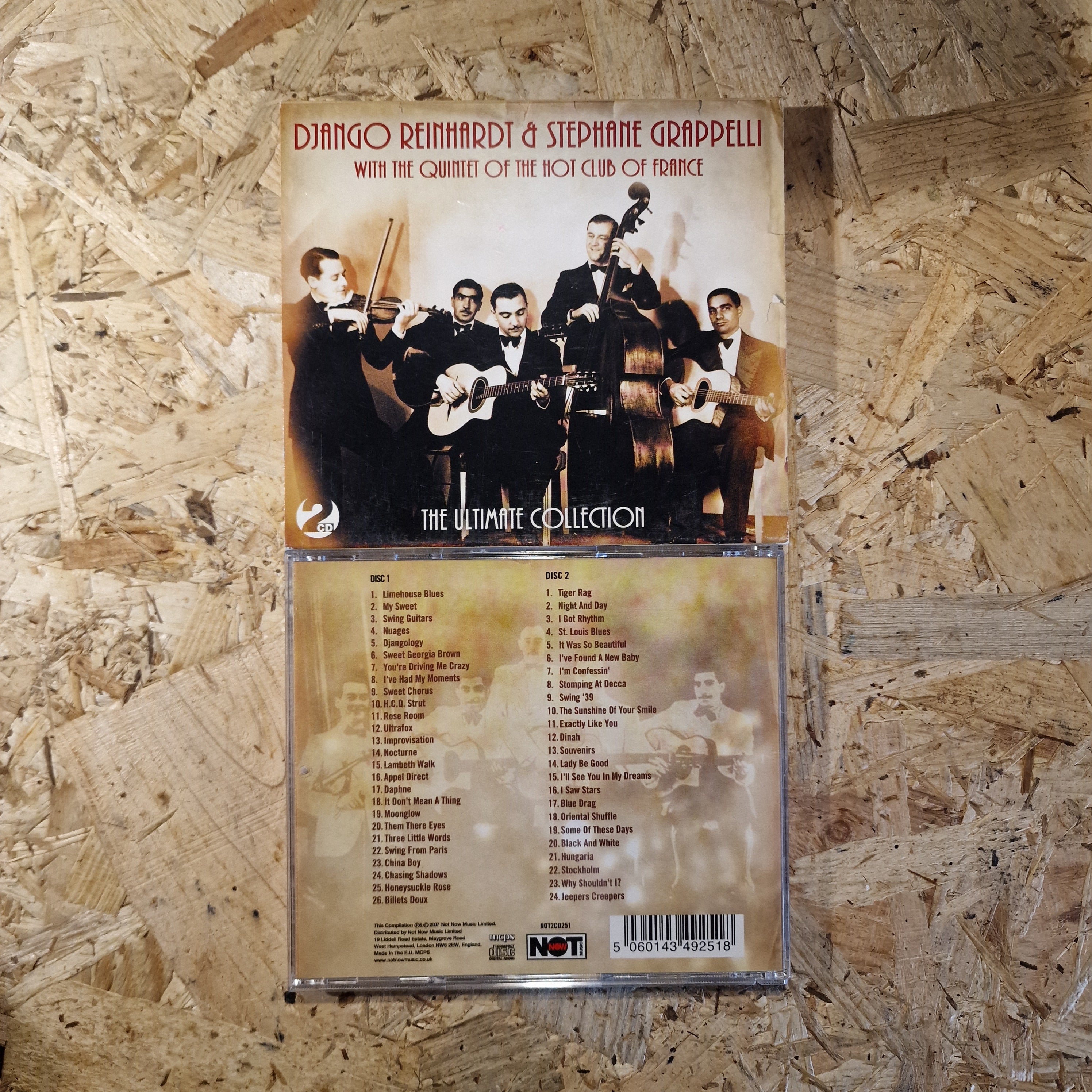 Django Reinhardt & Stephane Grappelli With The Quintet Of The Hot Club Of France – The Ultimate Collection