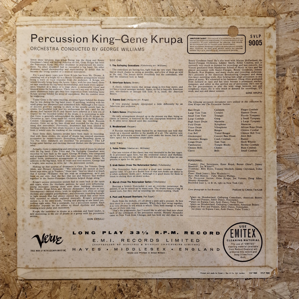 Gene Krupa – Percussion King