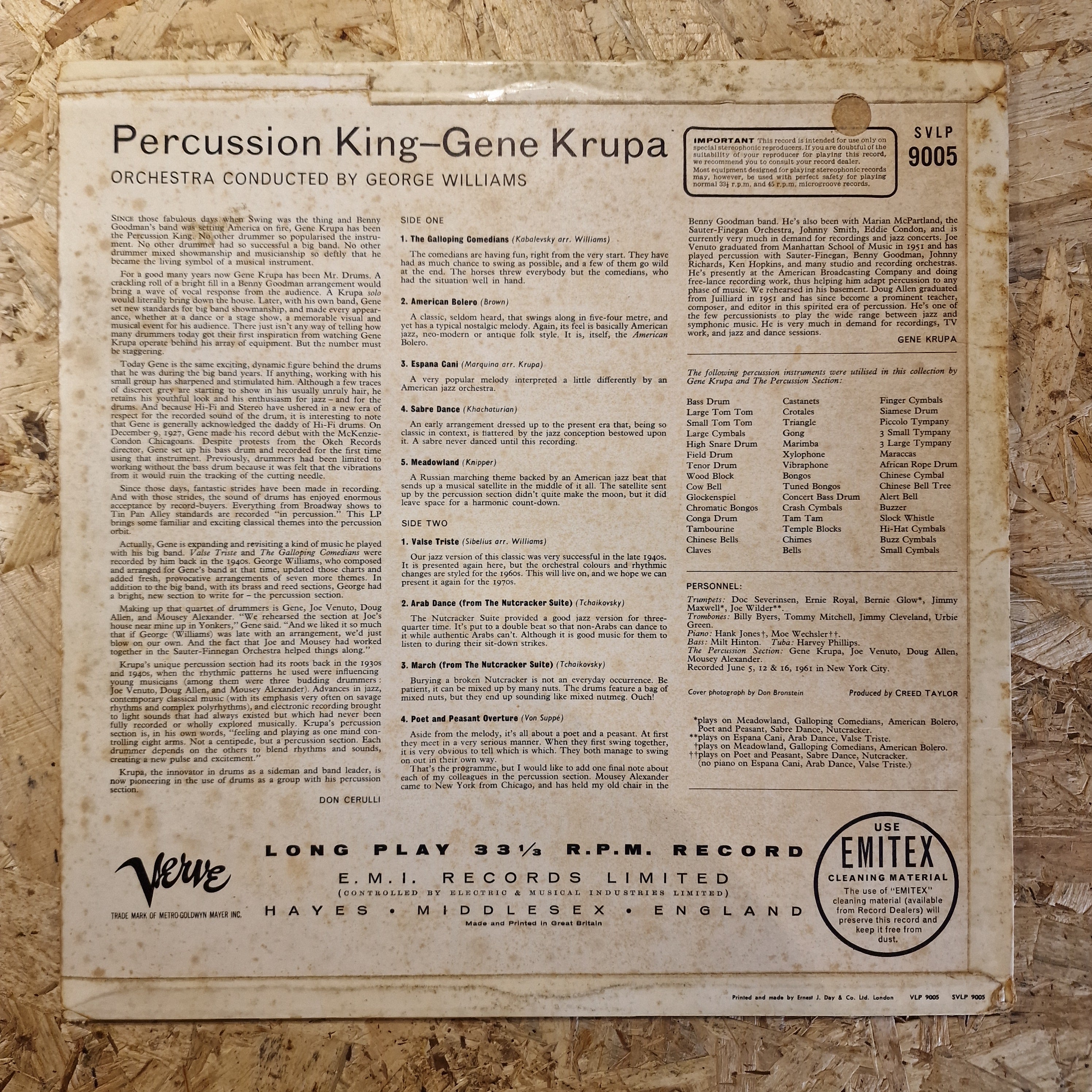 Gene Krupa – Percussion King