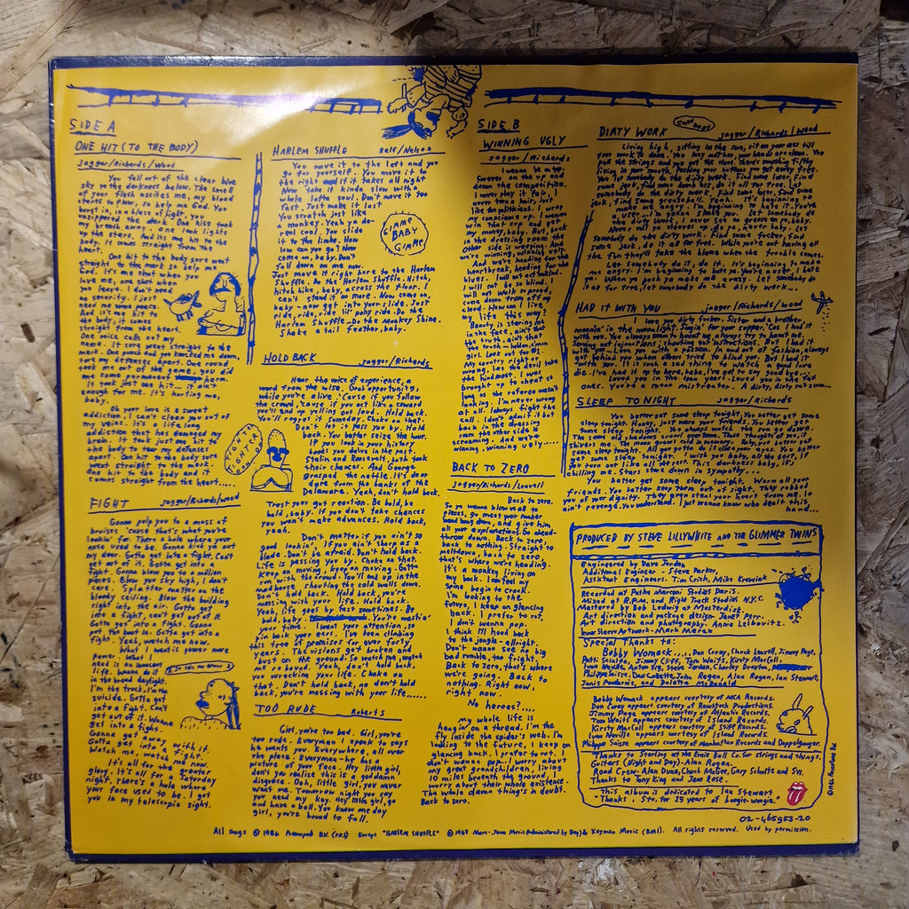 Rolling Stones – Dirty Work 1989 European Press