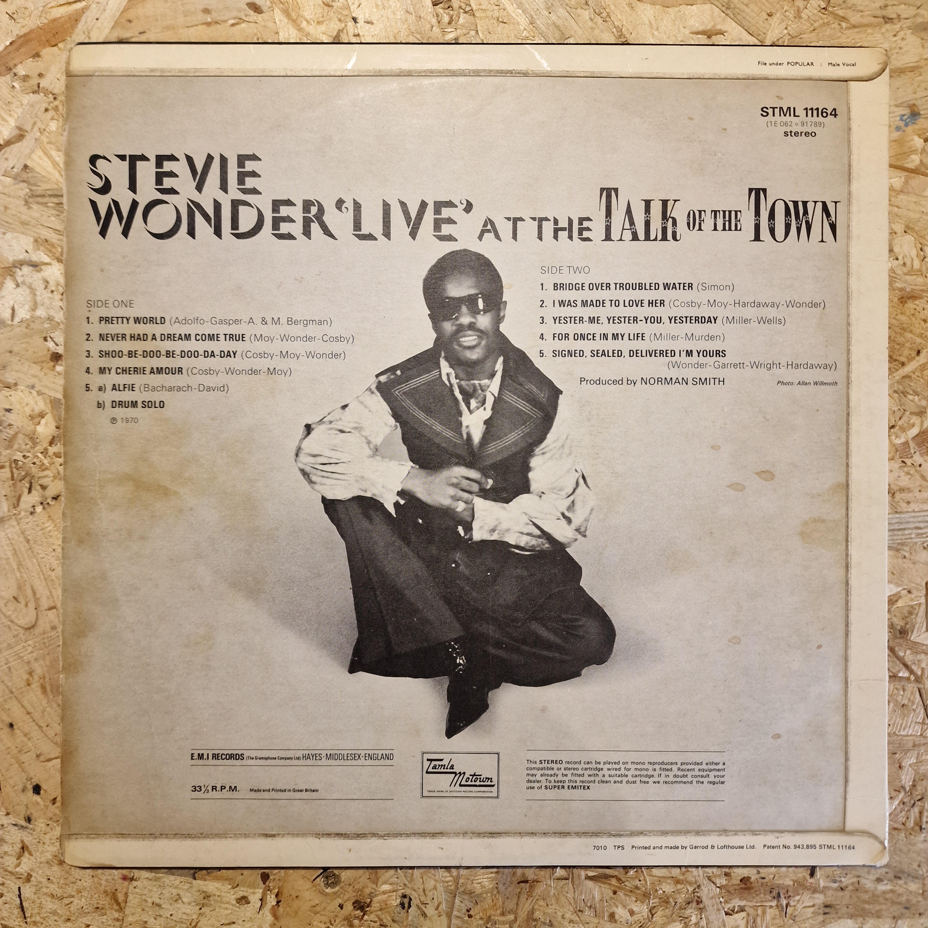 Stevie Wonder – 'Live' At The Talk Of The Town