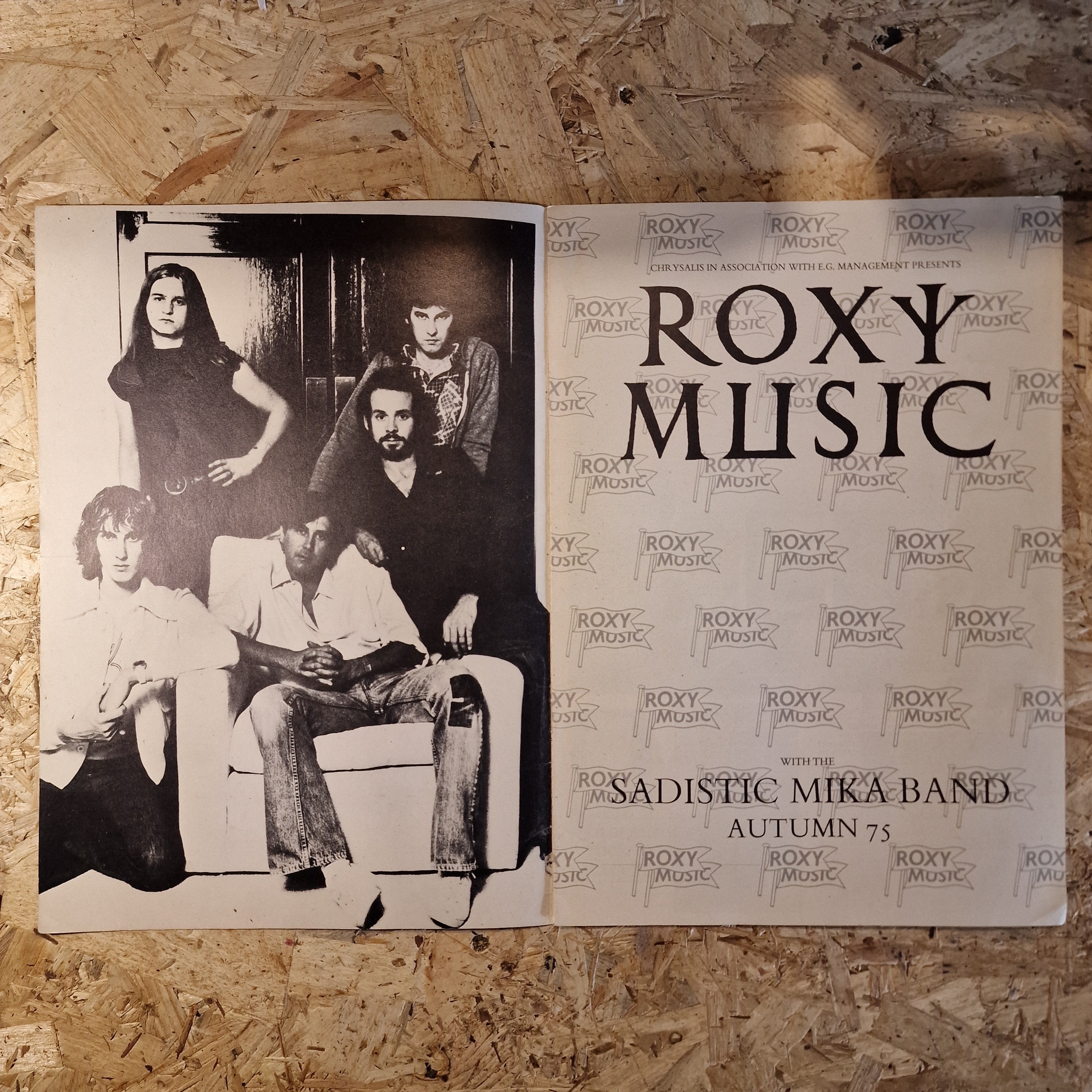 Roxy Music - Siren Tour Programme (1975)