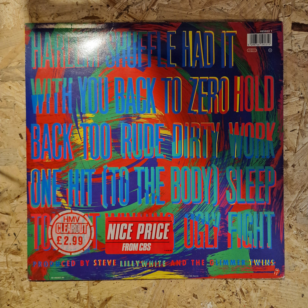 Rolling Stones – Dirty Work 1989 European Press