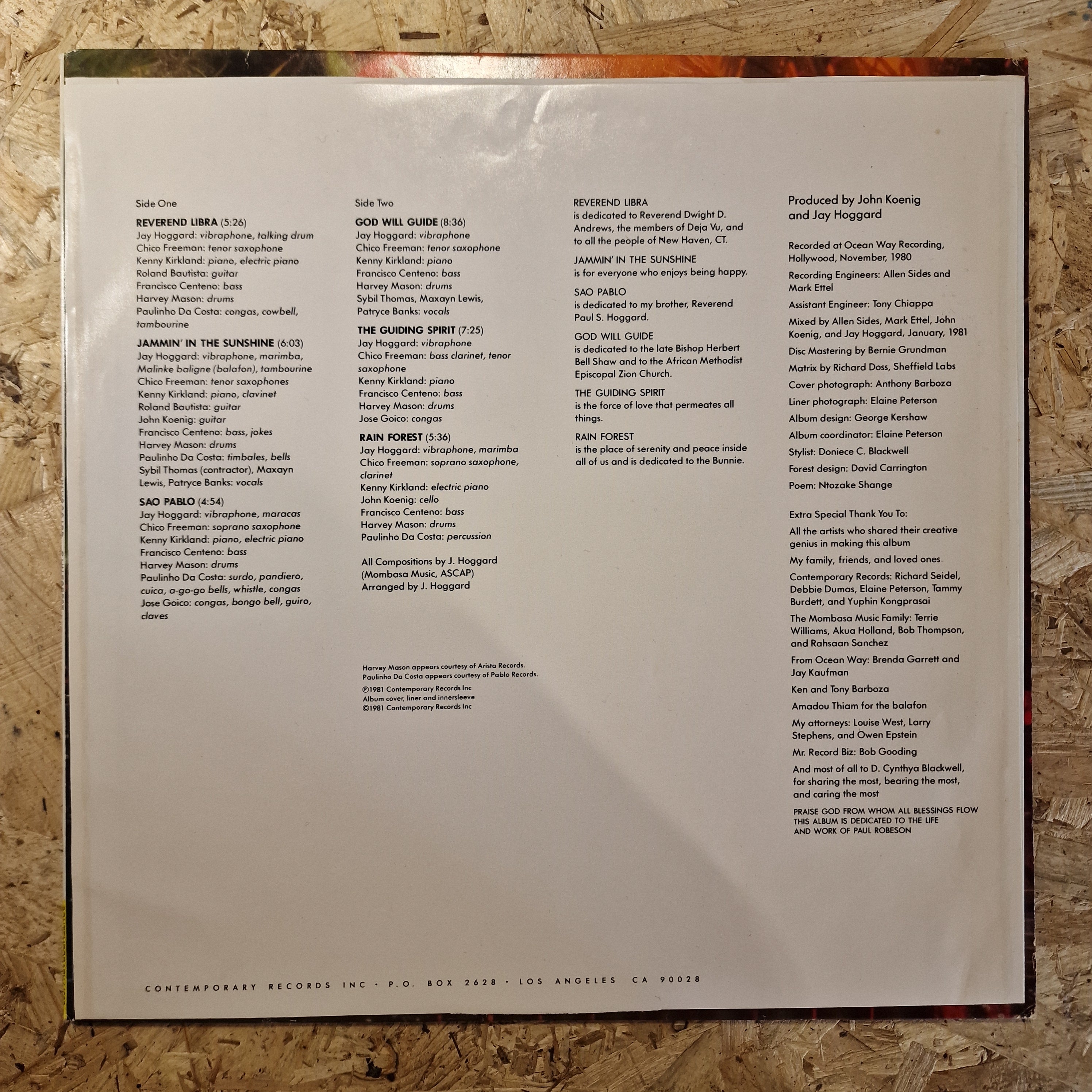 Jay Hoggard – Rain Forest