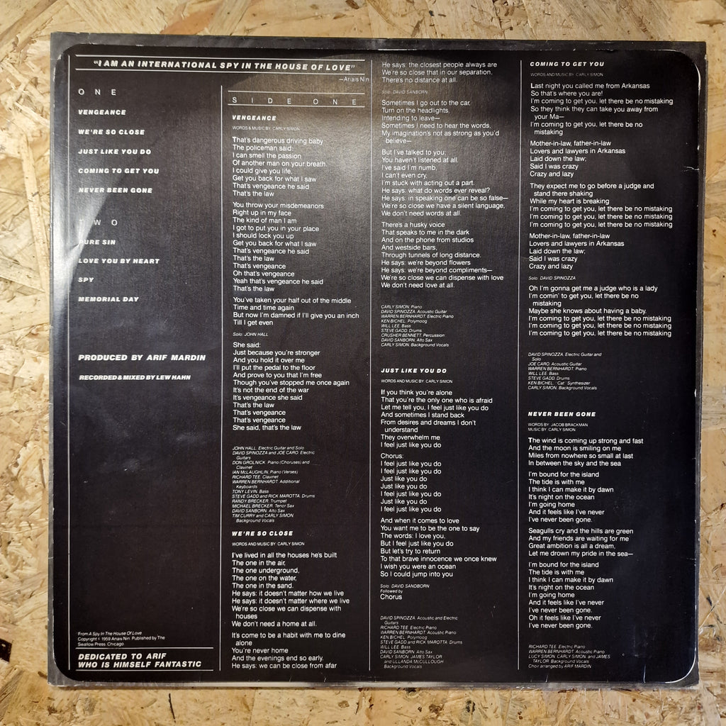 Carly Simon – Spy