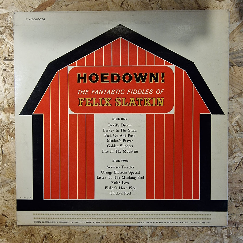 Felix Slatkin ‎– Hoedown! The Fantastic Fiddles Of Felix Slatkin