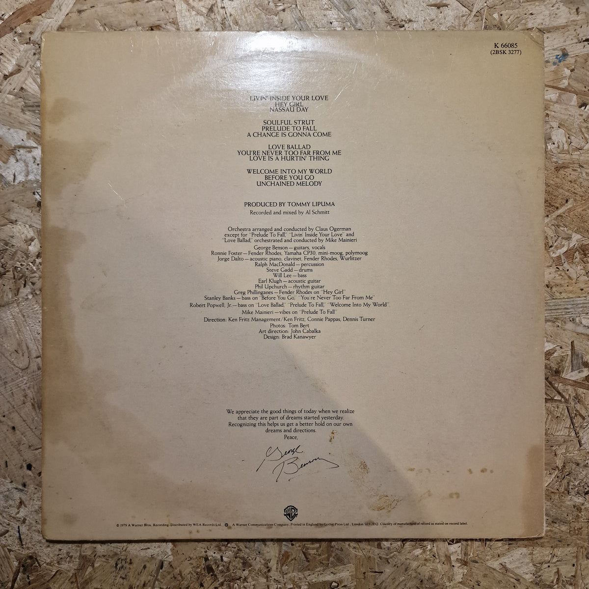 George Benson – Livin' Inside Your Love