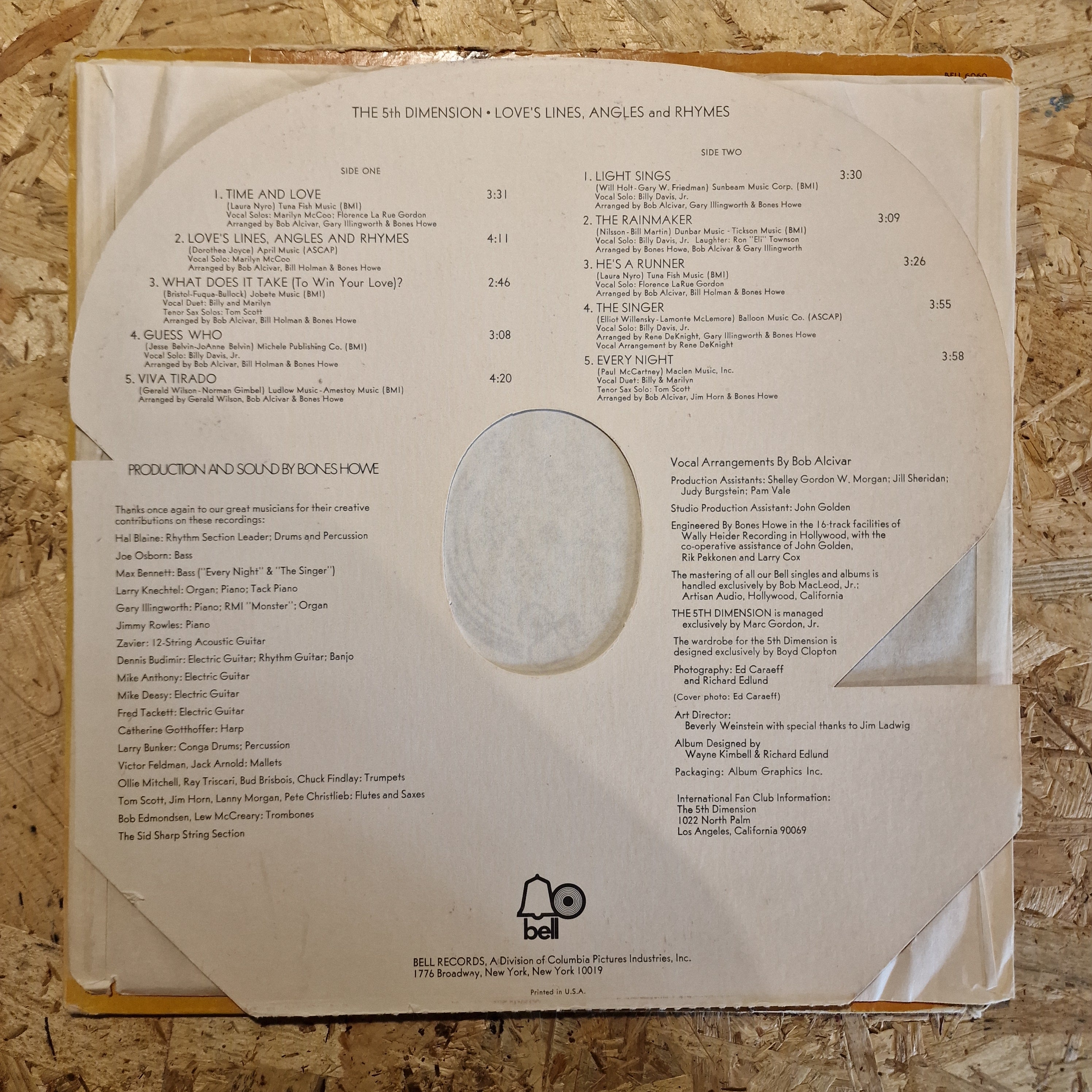 The 5th Dimension – Love's Lines, Angles And Rhymes