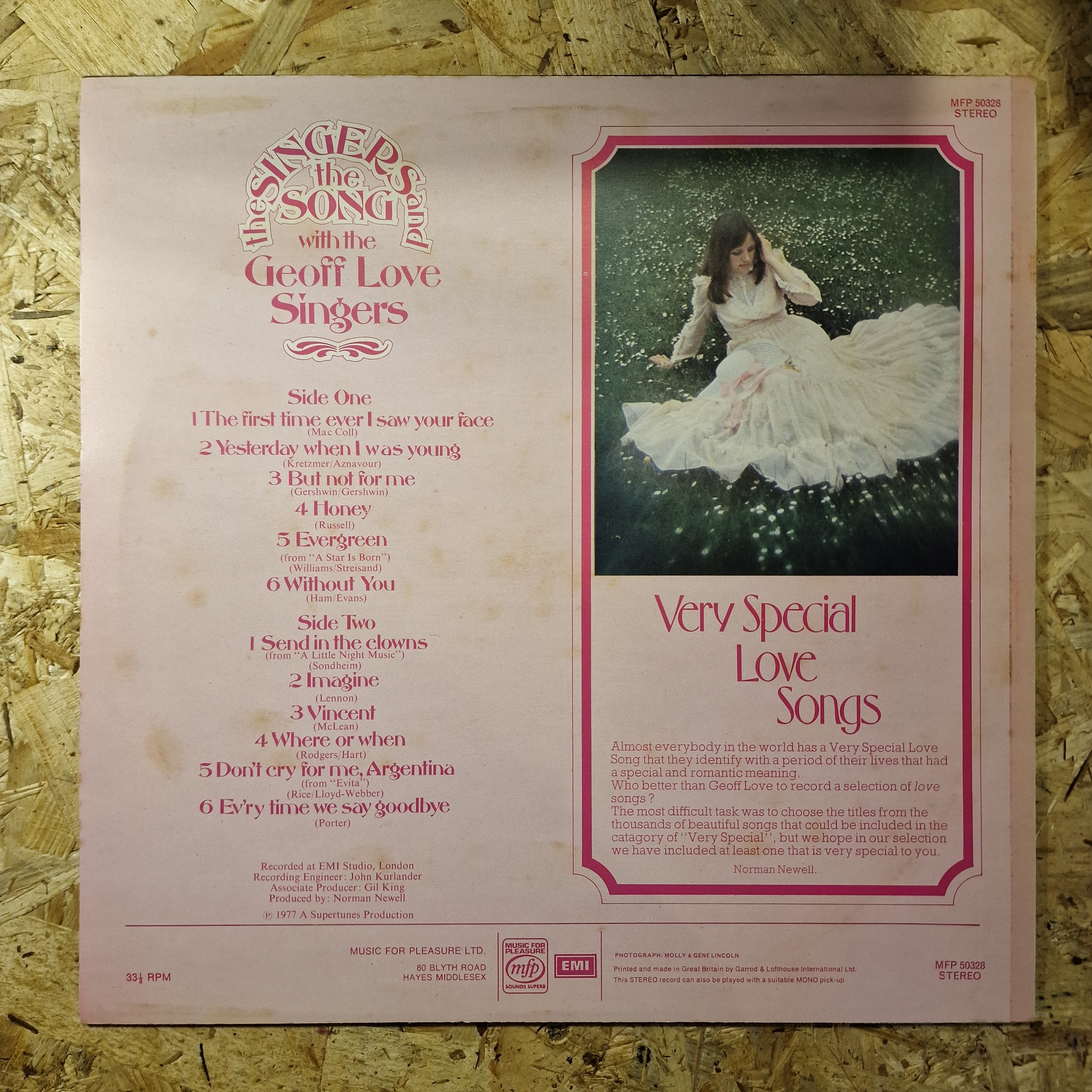 The Geoff Love Singers – Very Special Love Songs
