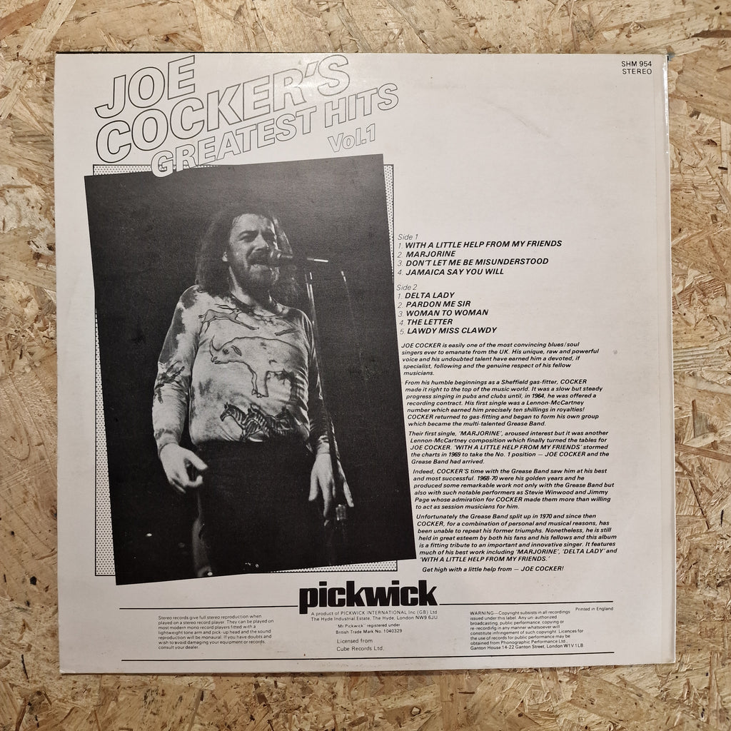 Joe Cocker – Joe Cocker's Greatest Hits Vol. 1