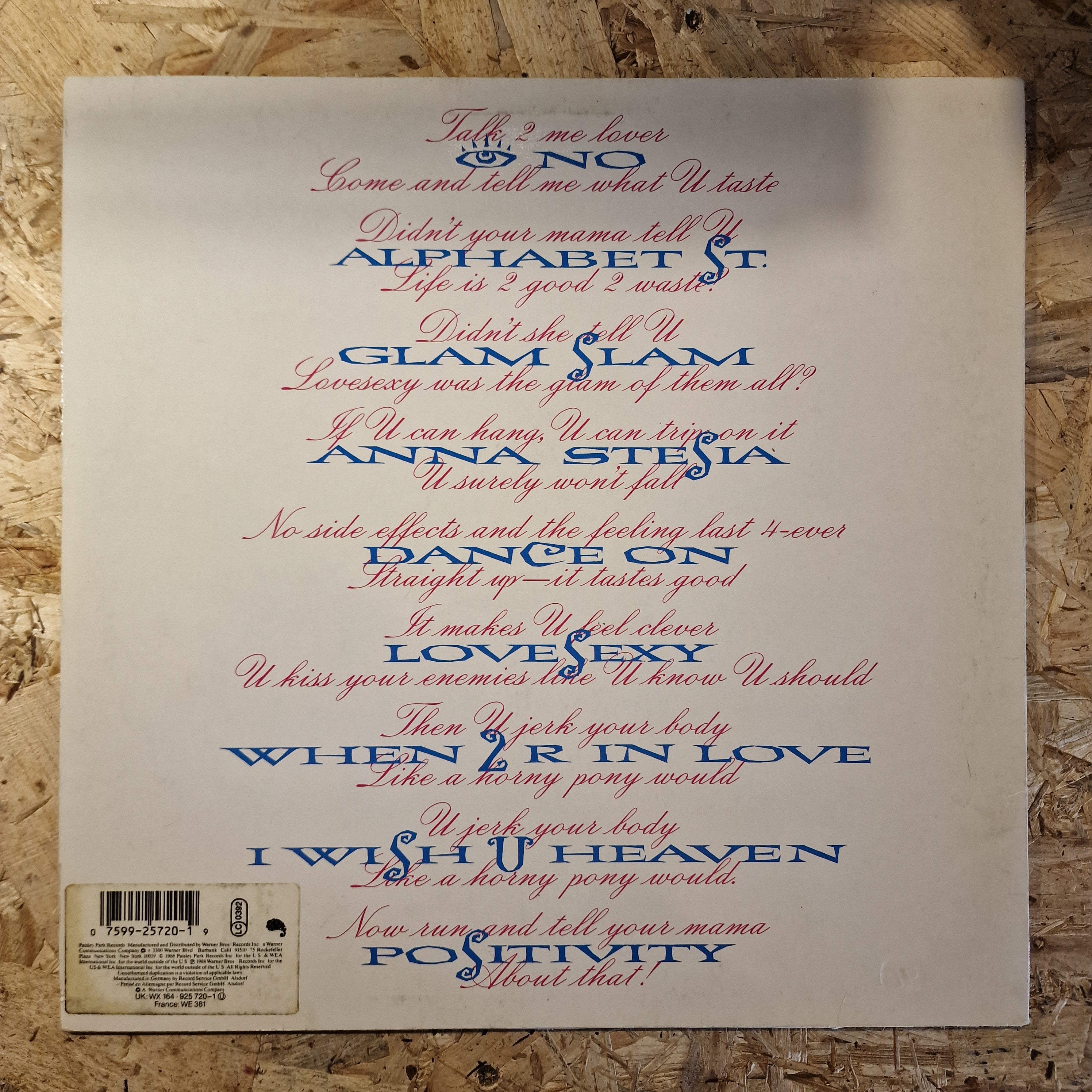 Prince – Lovesexy