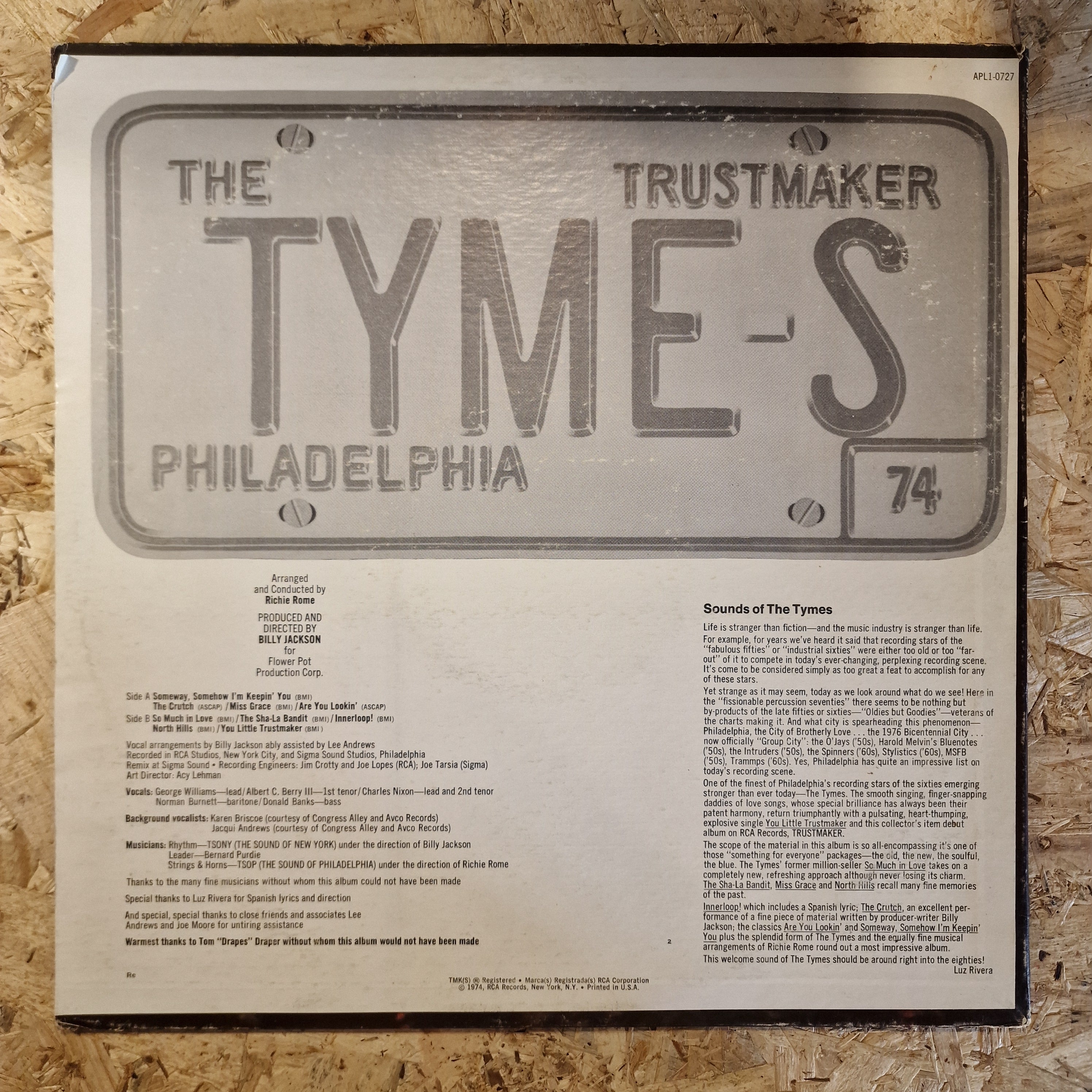 The Tymes – Trustmaker