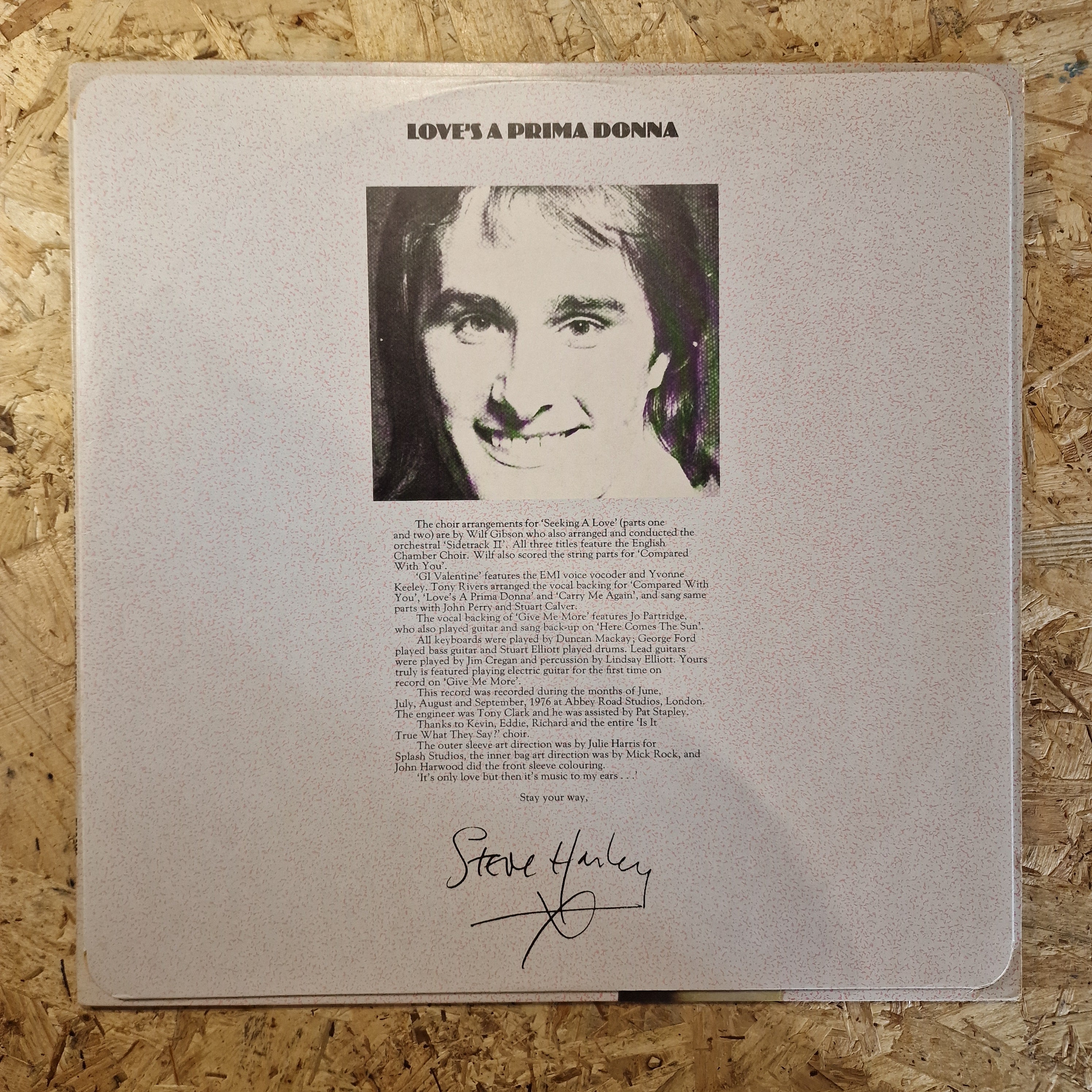 Steve Harley And Cockney Rebel – Love's A Prima Donna