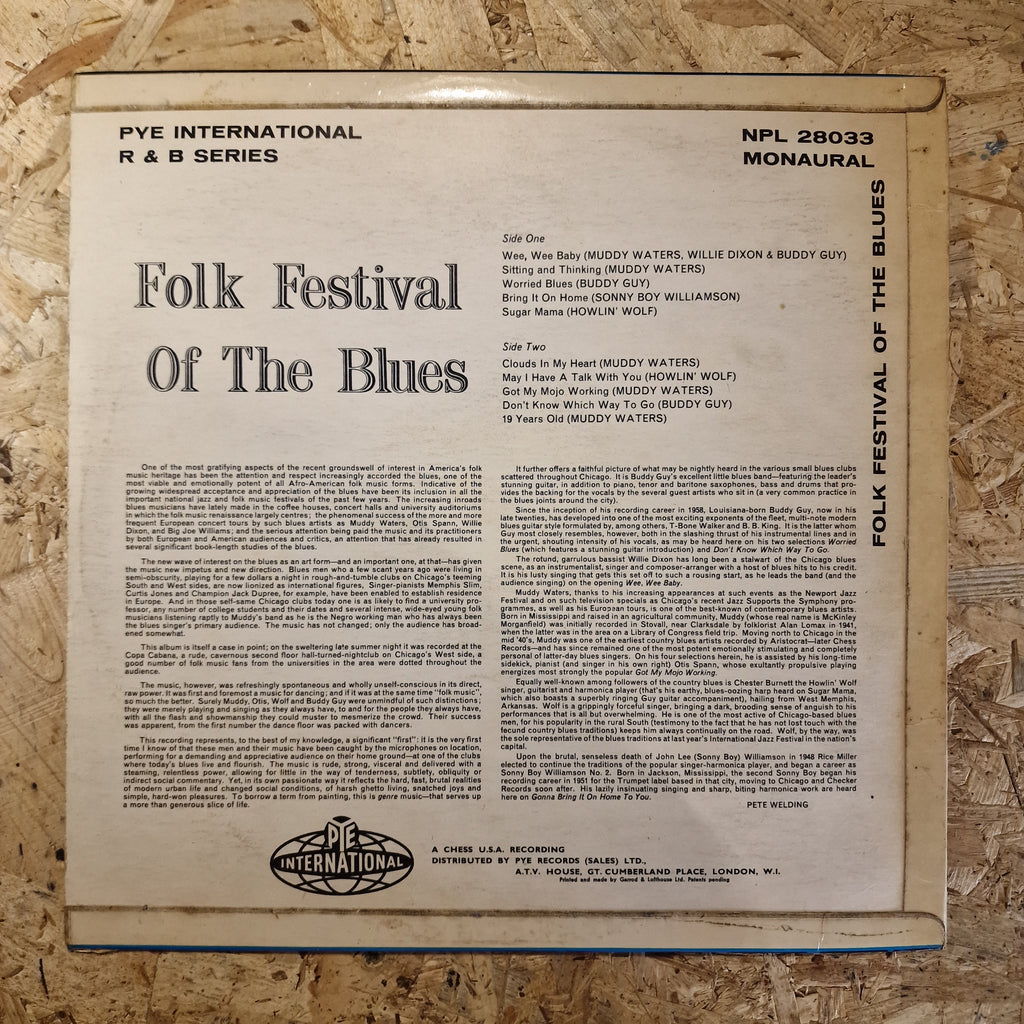 Muddy Waters, Buddy Guy, Howlin' Wolf, Sonny Boy Williamson – Folk Festival Of The Blues