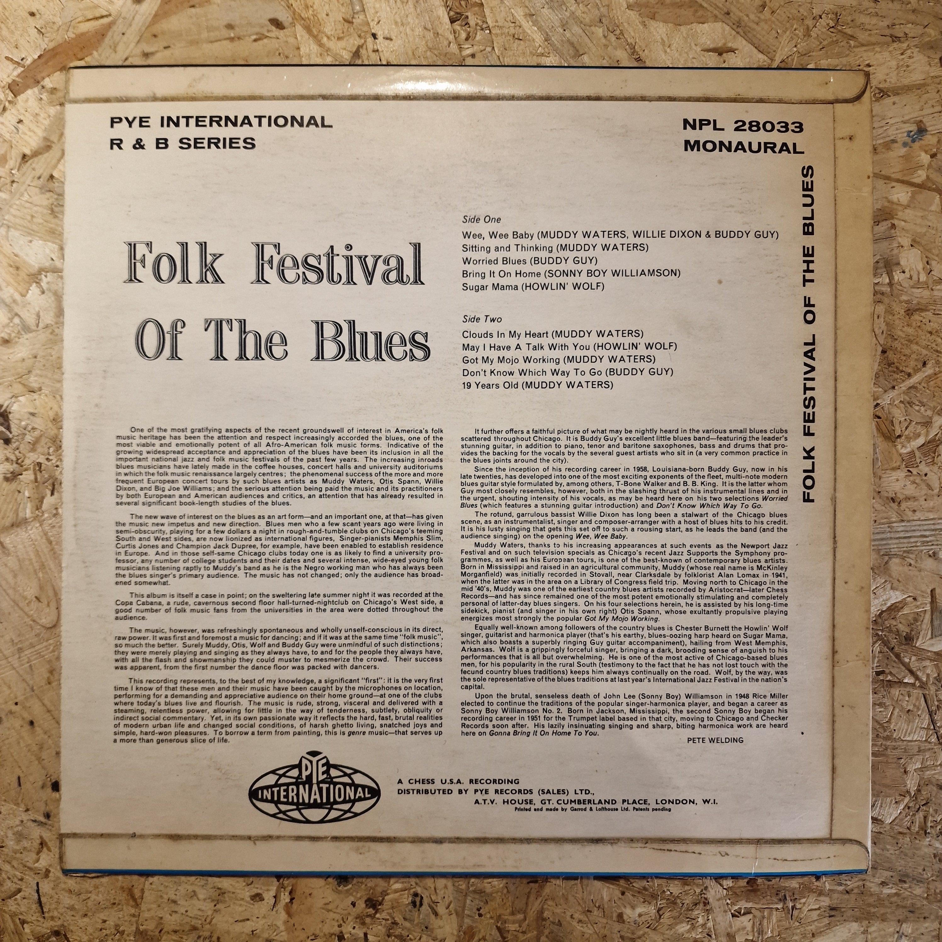 Muddy Waters, Buddy Guy, Howlin' Wolf, Sonny Boy Williamson – Folk Festival Of The Blues