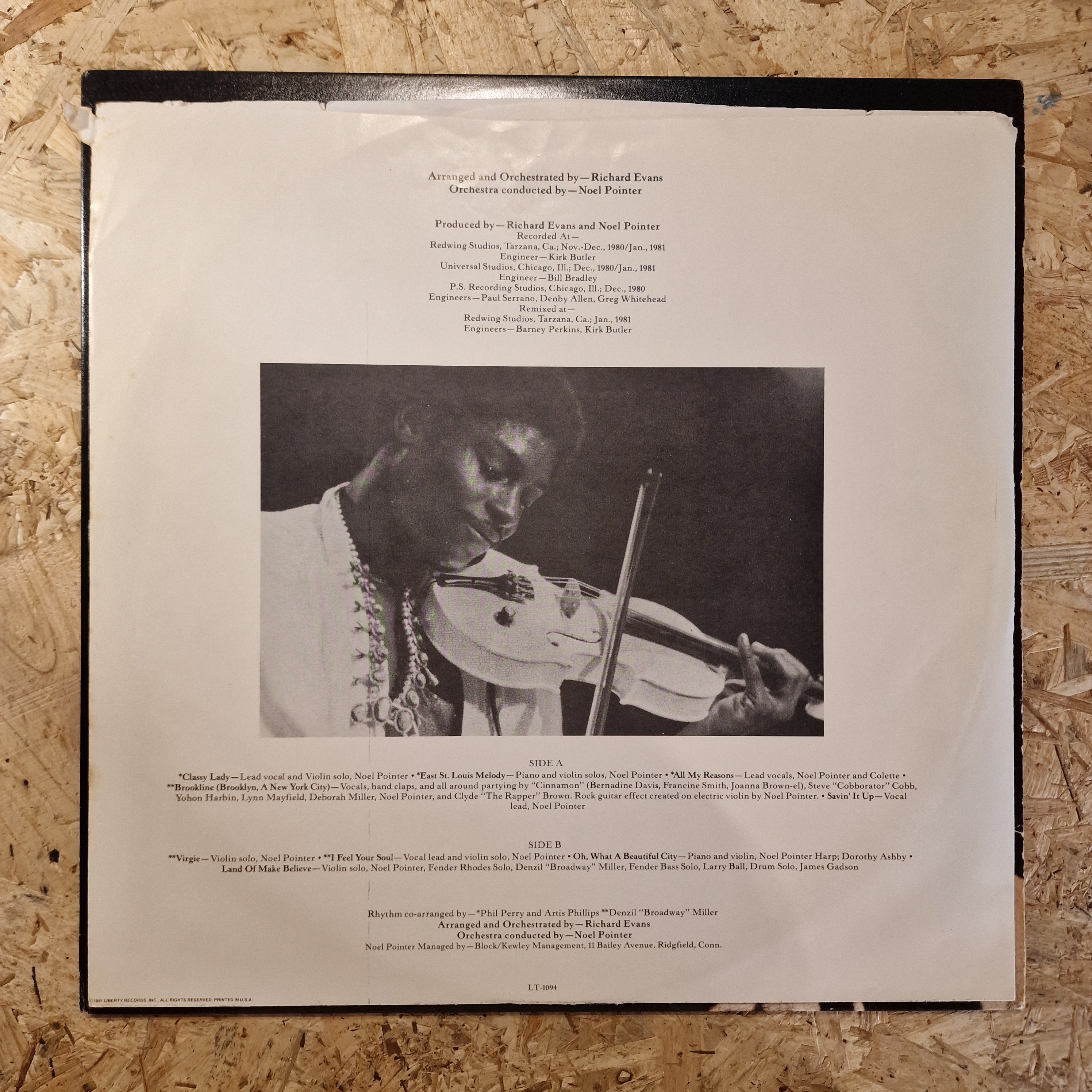 Noel Pointer – All My Reasons