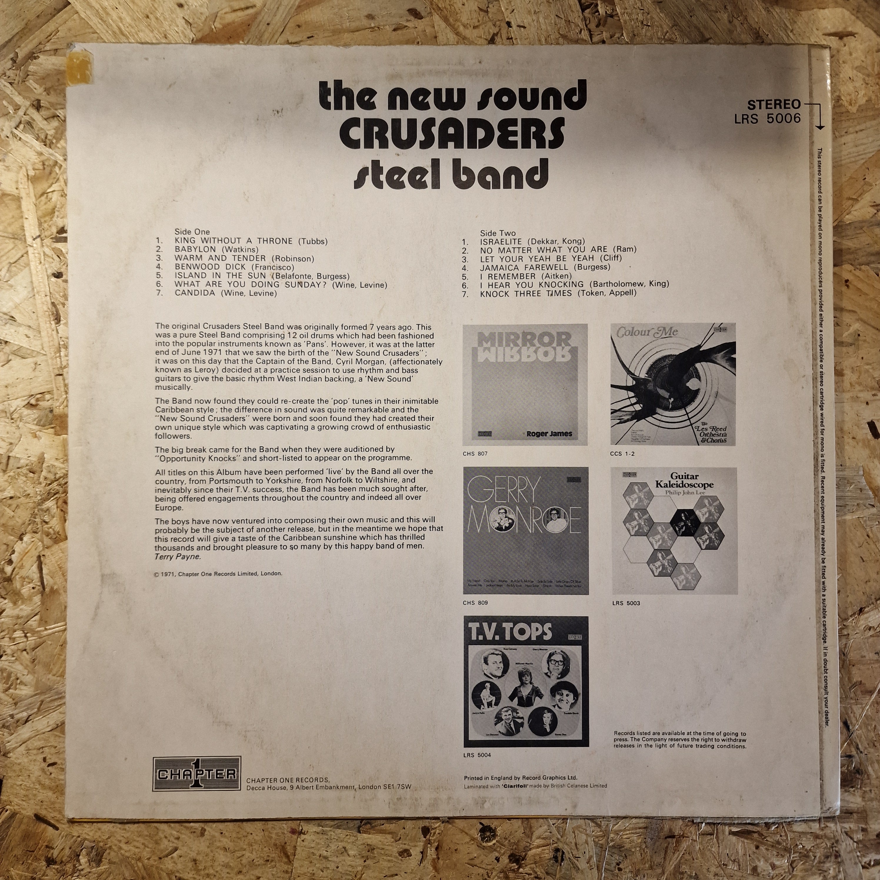 The New Sound Crusaders Steel Band – The New Sound Crusaders Steel Band