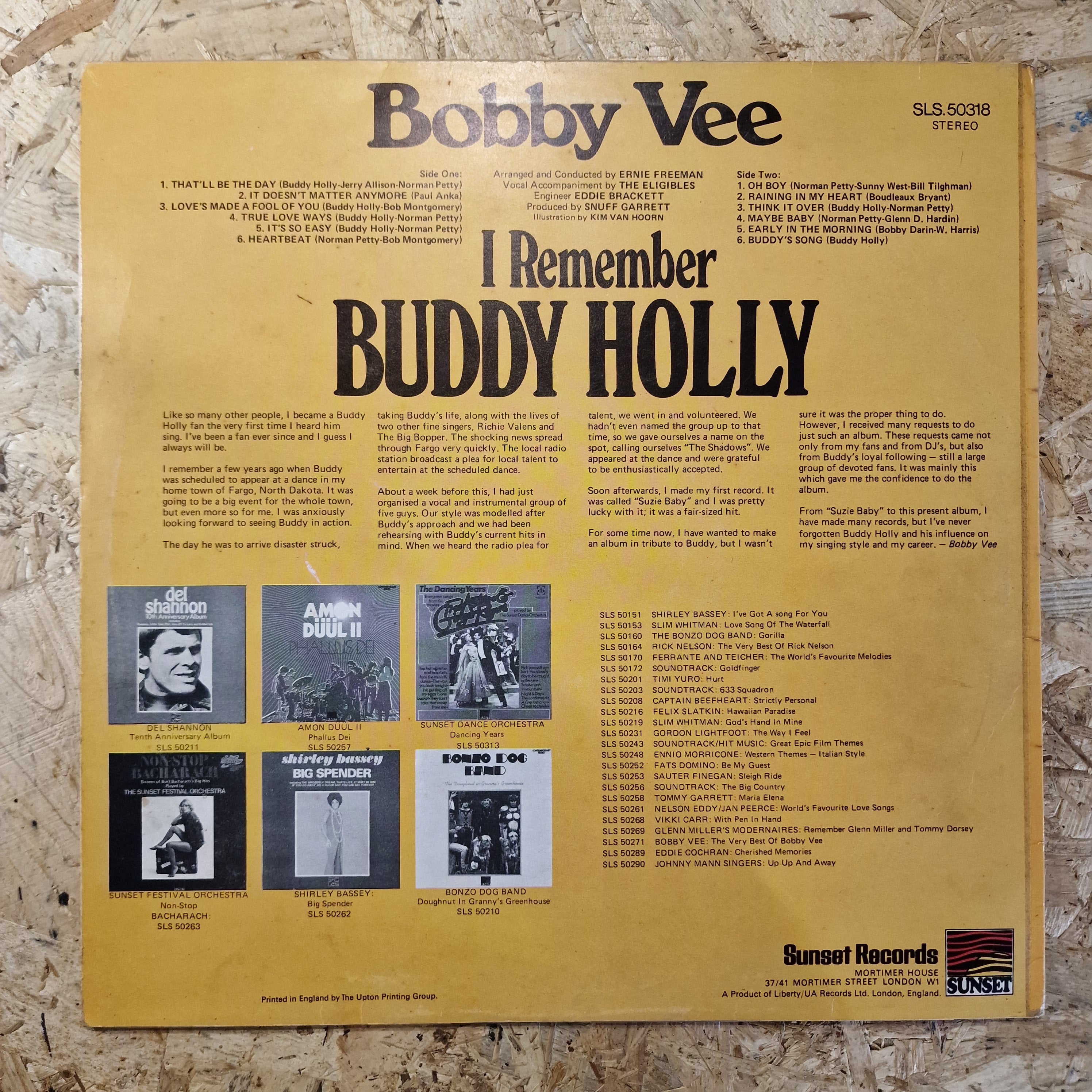 Bobby Vee – I Remember Buddy Holly
