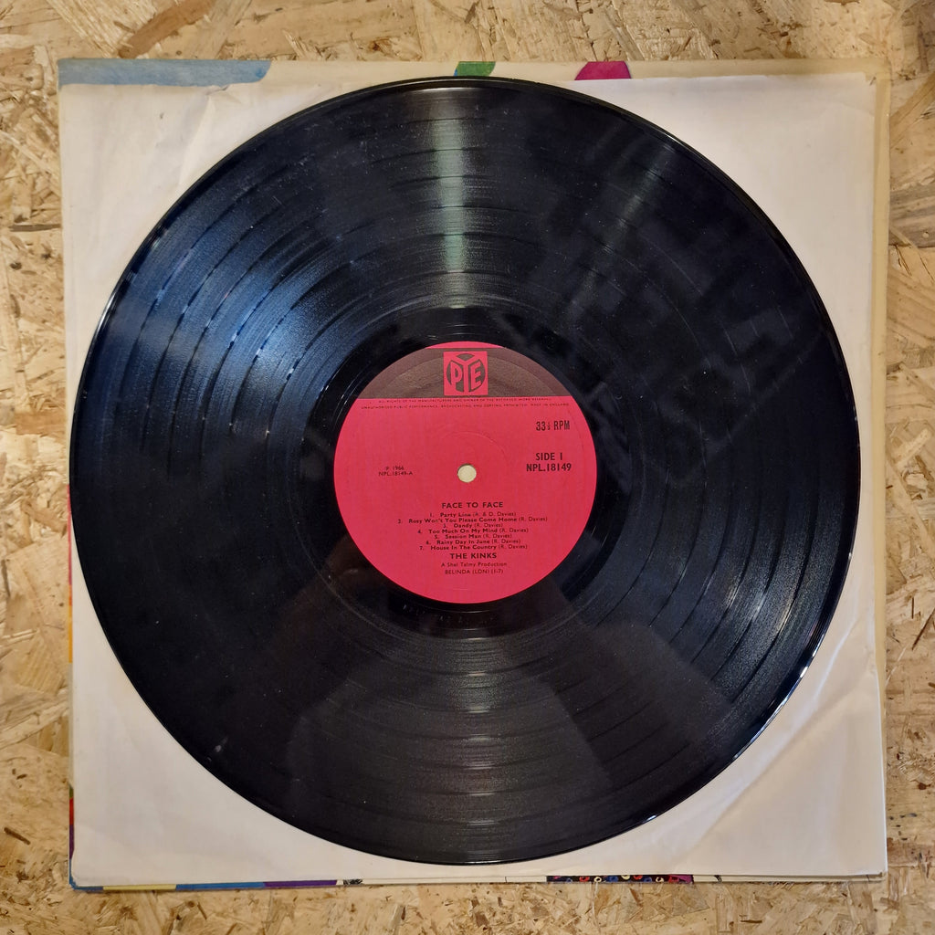 The Kinks - Face to Face 1966 UK Press
