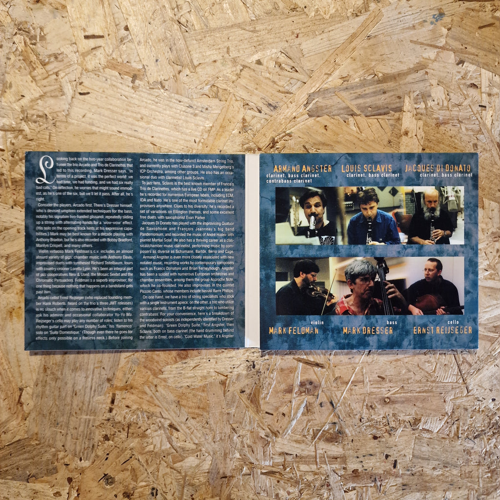 Double Trio : Trio De Clarinettes - Arcado String Trio – Green Dolphy Suite