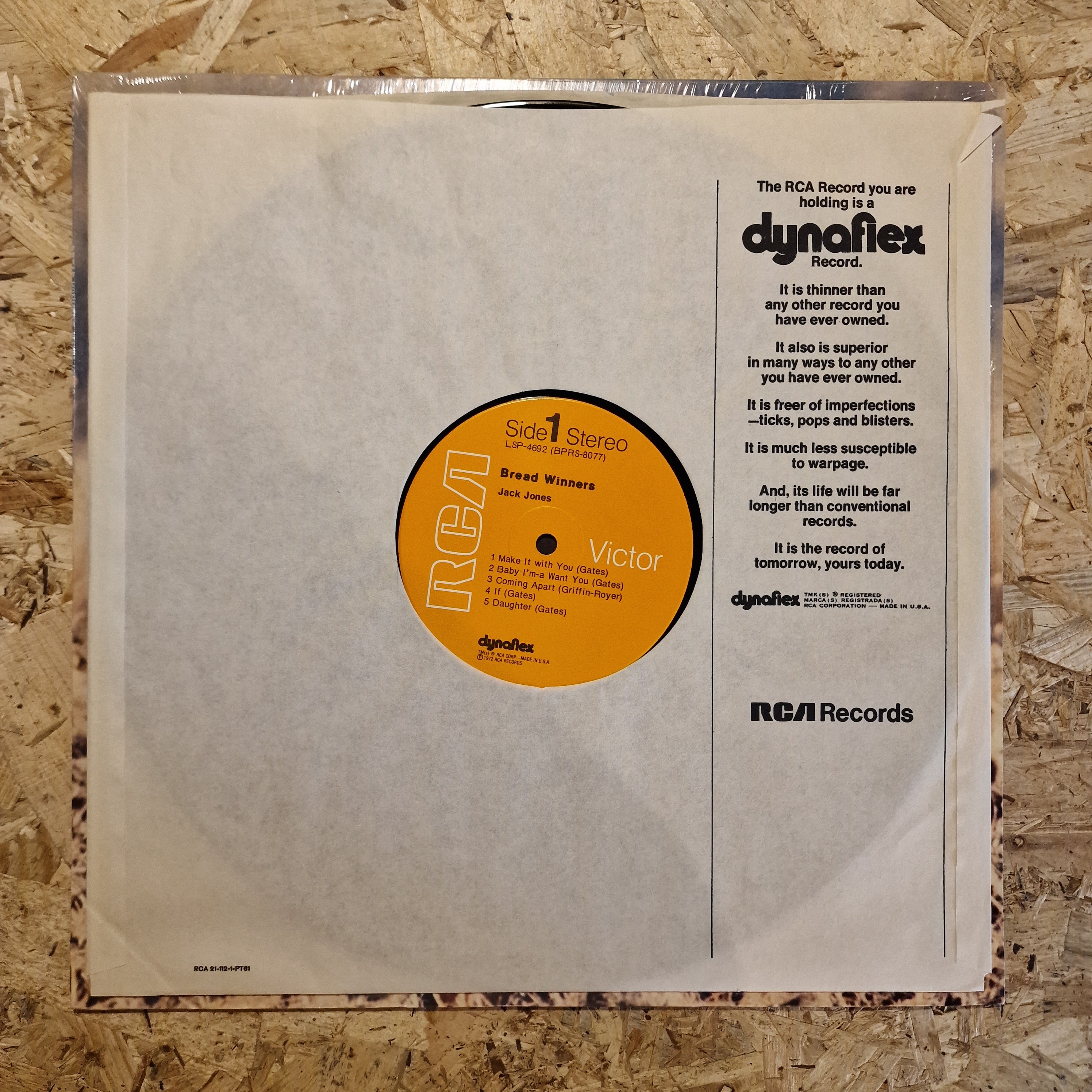 Jack Jones – Bread Winners