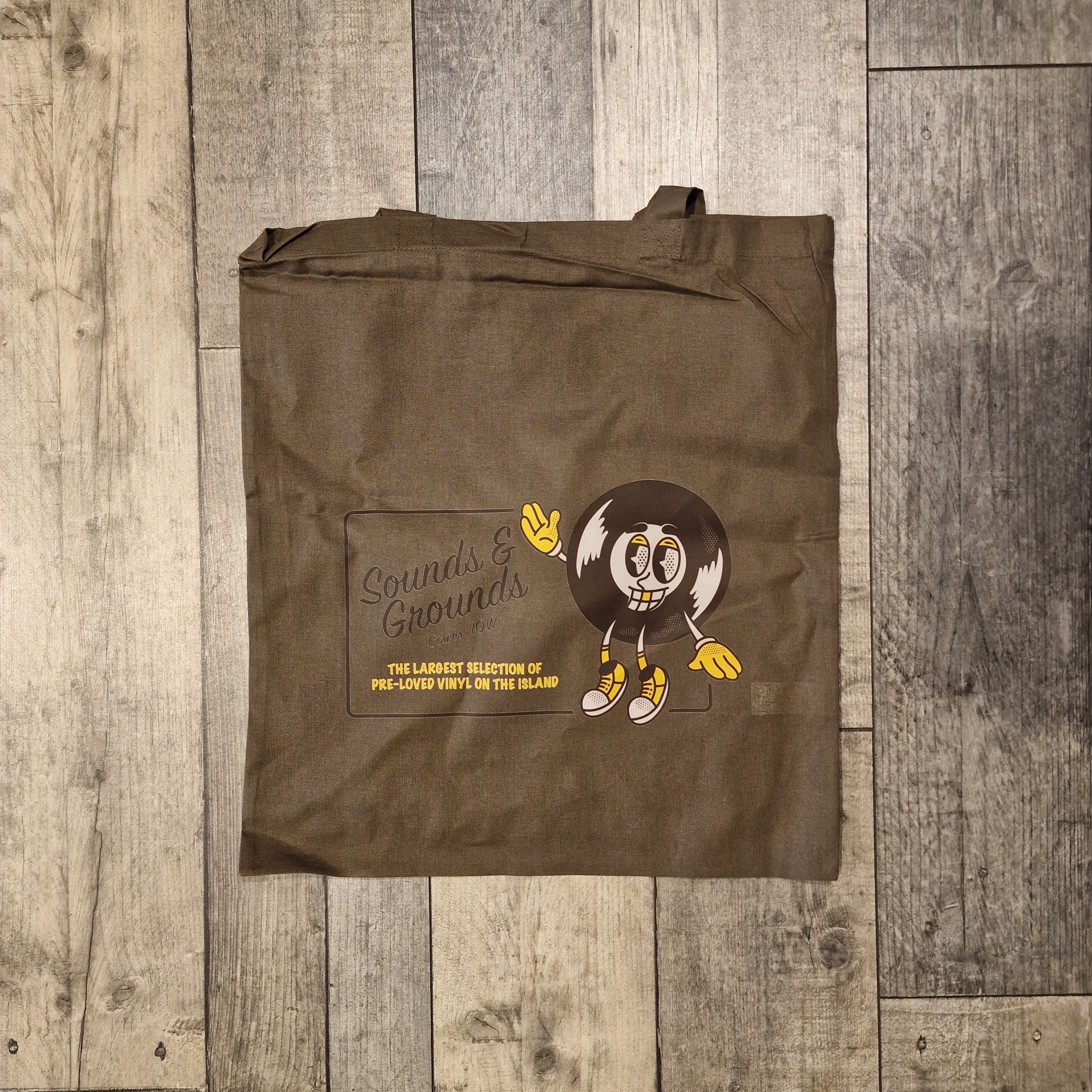 Vinyl Man Tote Bag
