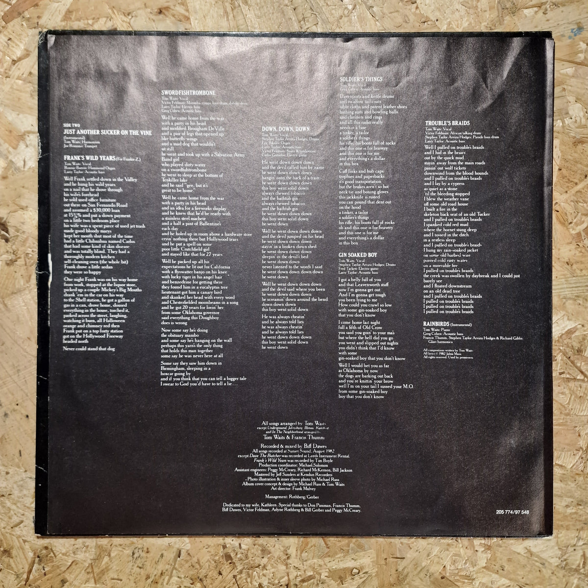 Tom Waits – Swordfishtrombones