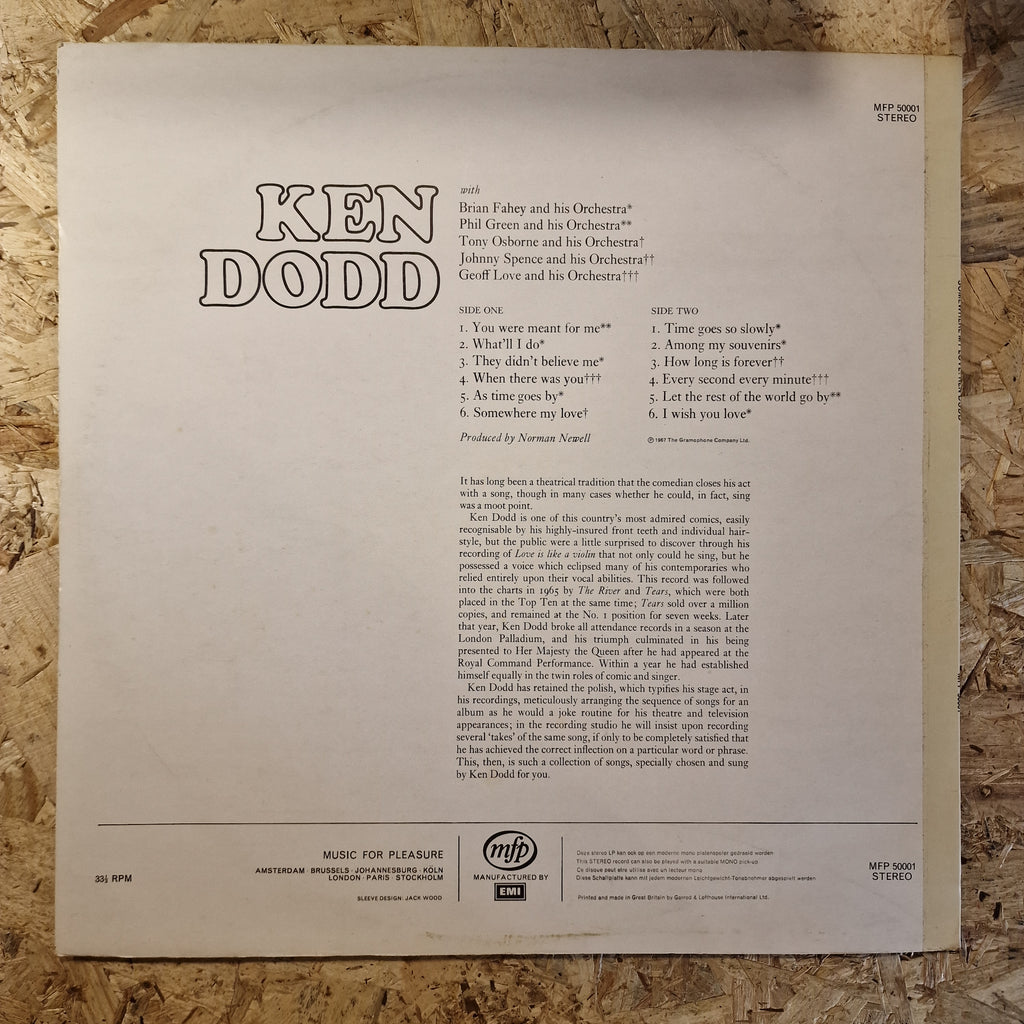 Ken Dodd ‎– Somewhere My Love