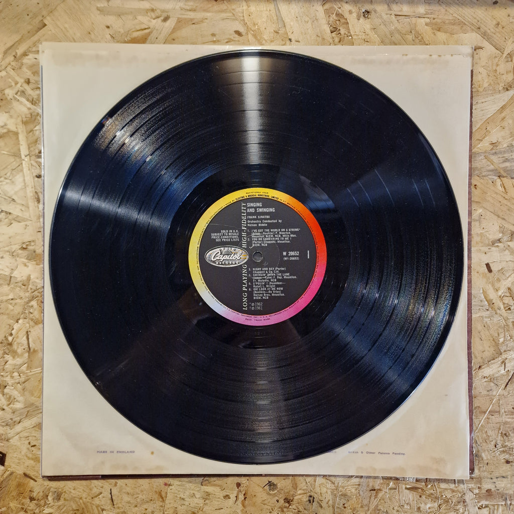Frank Sinatra With Two Swinging Bands Billy May & Nelson Riddle – Singing And Swinging