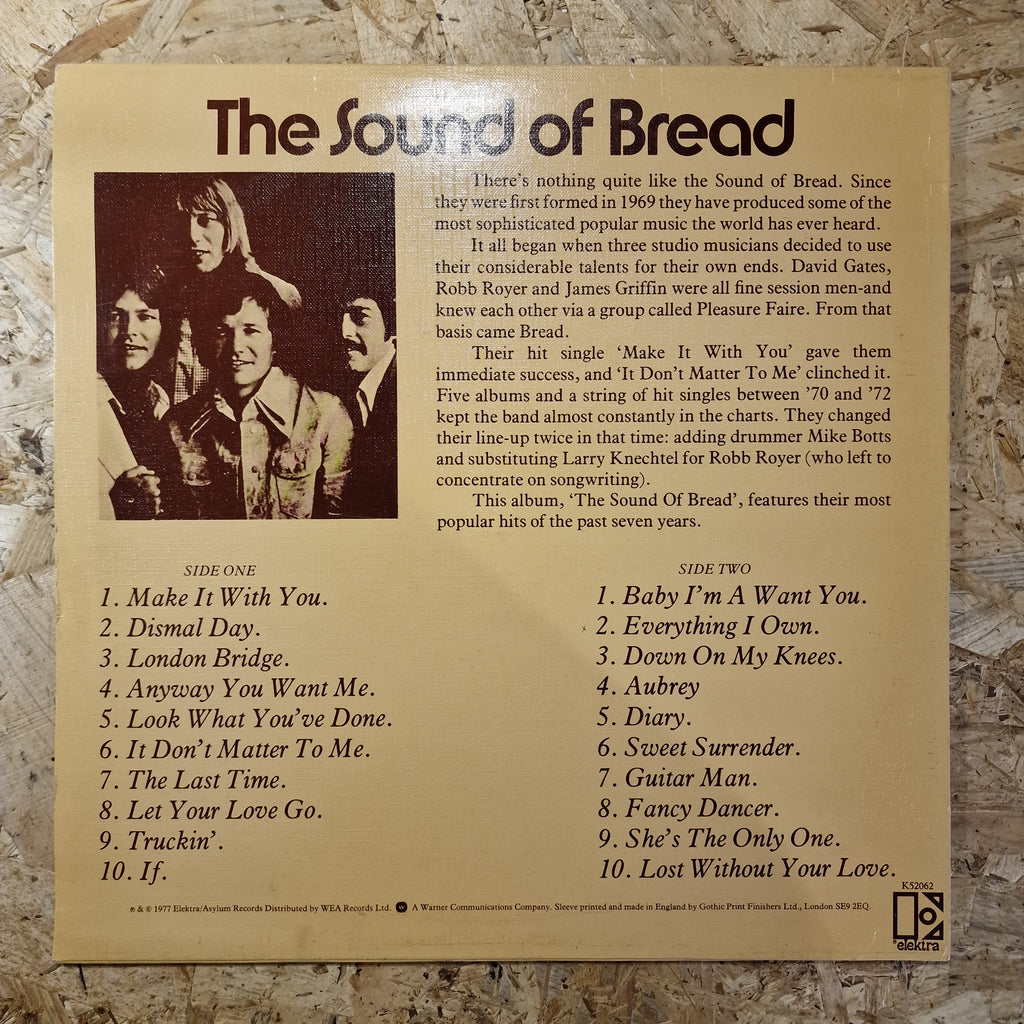 Bread – The Sound Of Bread - Their 20 Finest Songs
