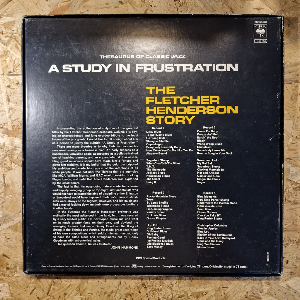 Fletcher Henderson ‎– A Study In Frustration (The Fletcher Henderson Story)