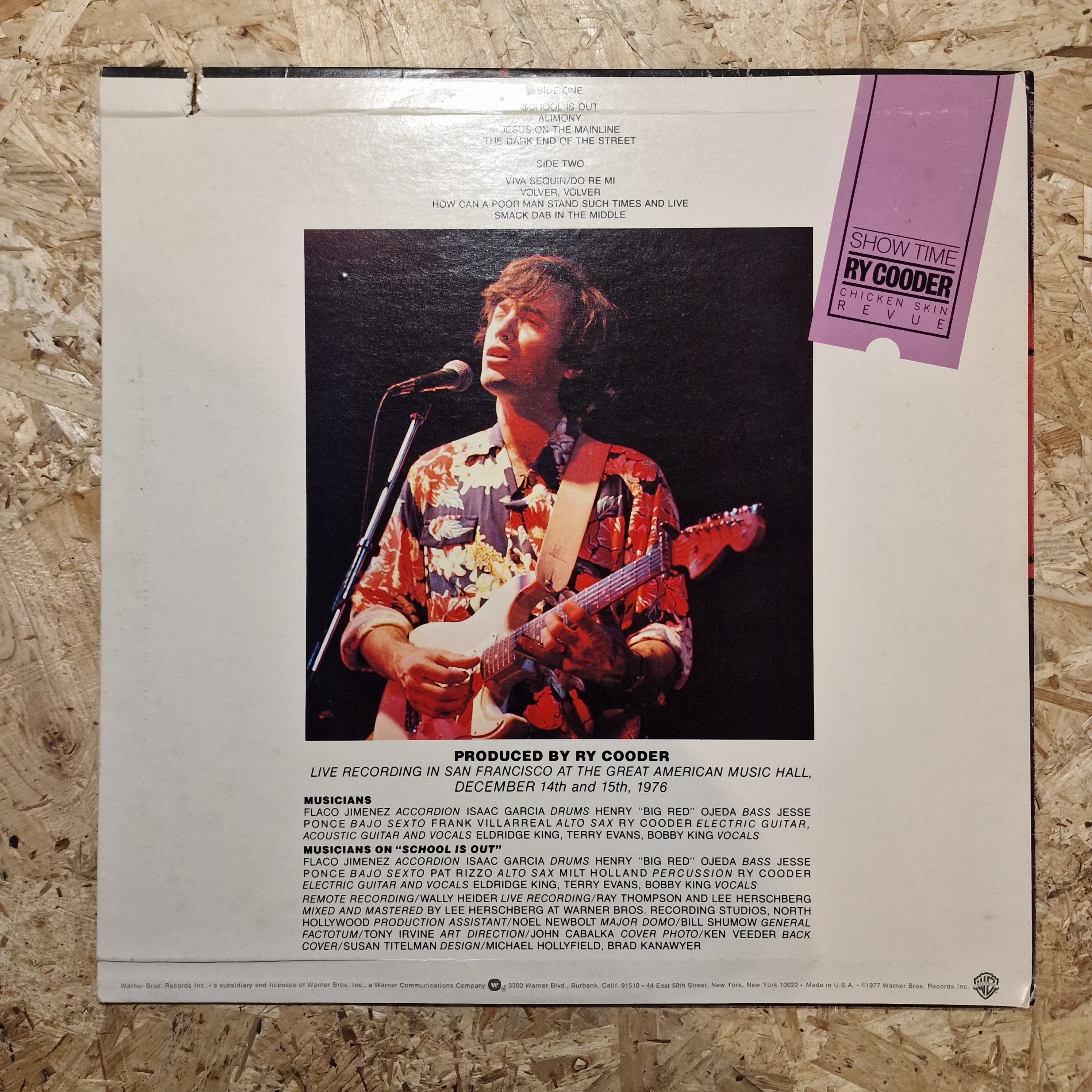 Ry Cooder – Show Time