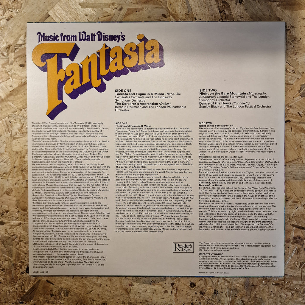Mantovani – Music From Walt Disney’s Fantasia 1972 UK Press
