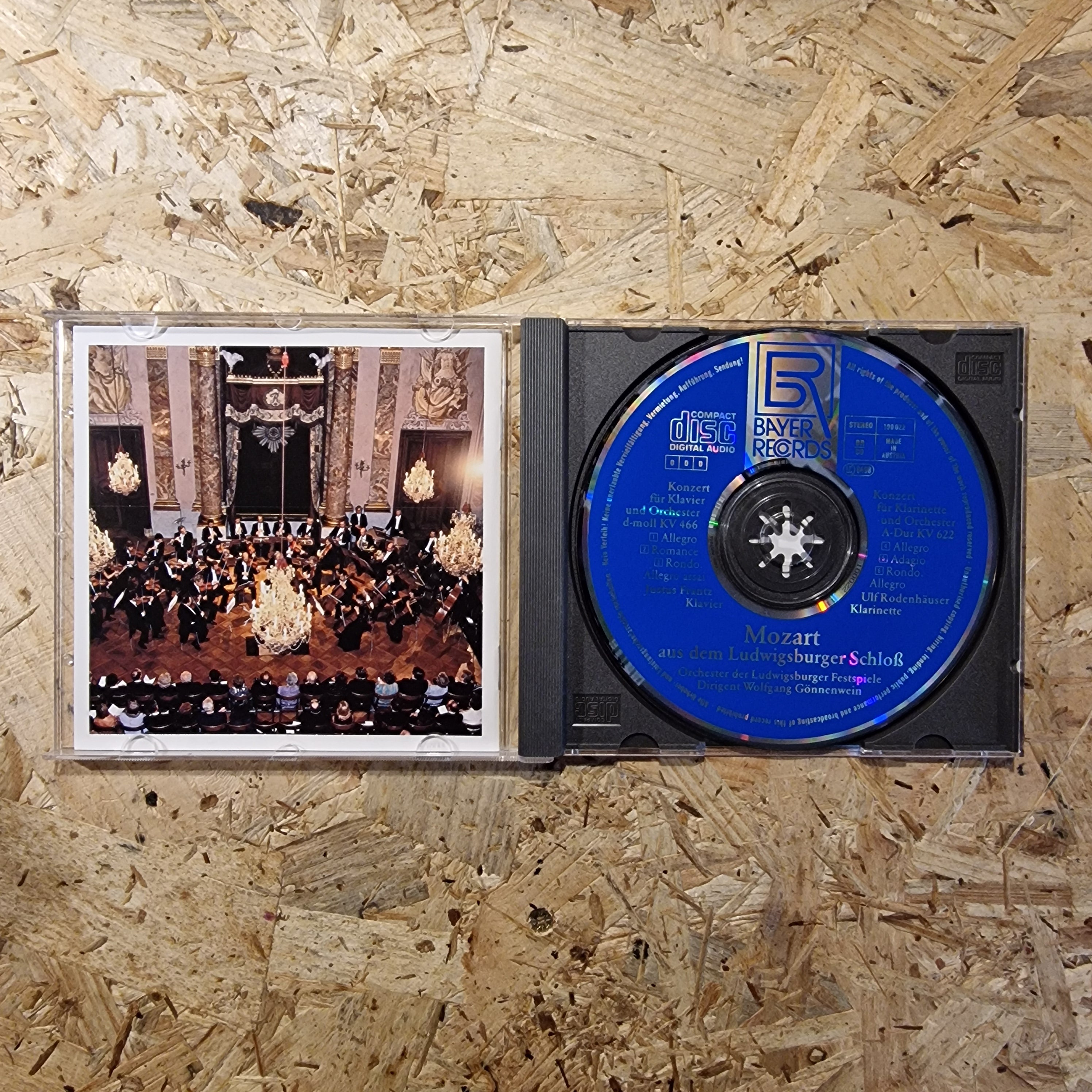 Mozart, Justus Frantz, Raphael Oleg, Orchester Der Ludwigsburger Festspiele, Wolfgang Gönnenwein – Mozart Aus Dem Ludwigsburger Schloß II