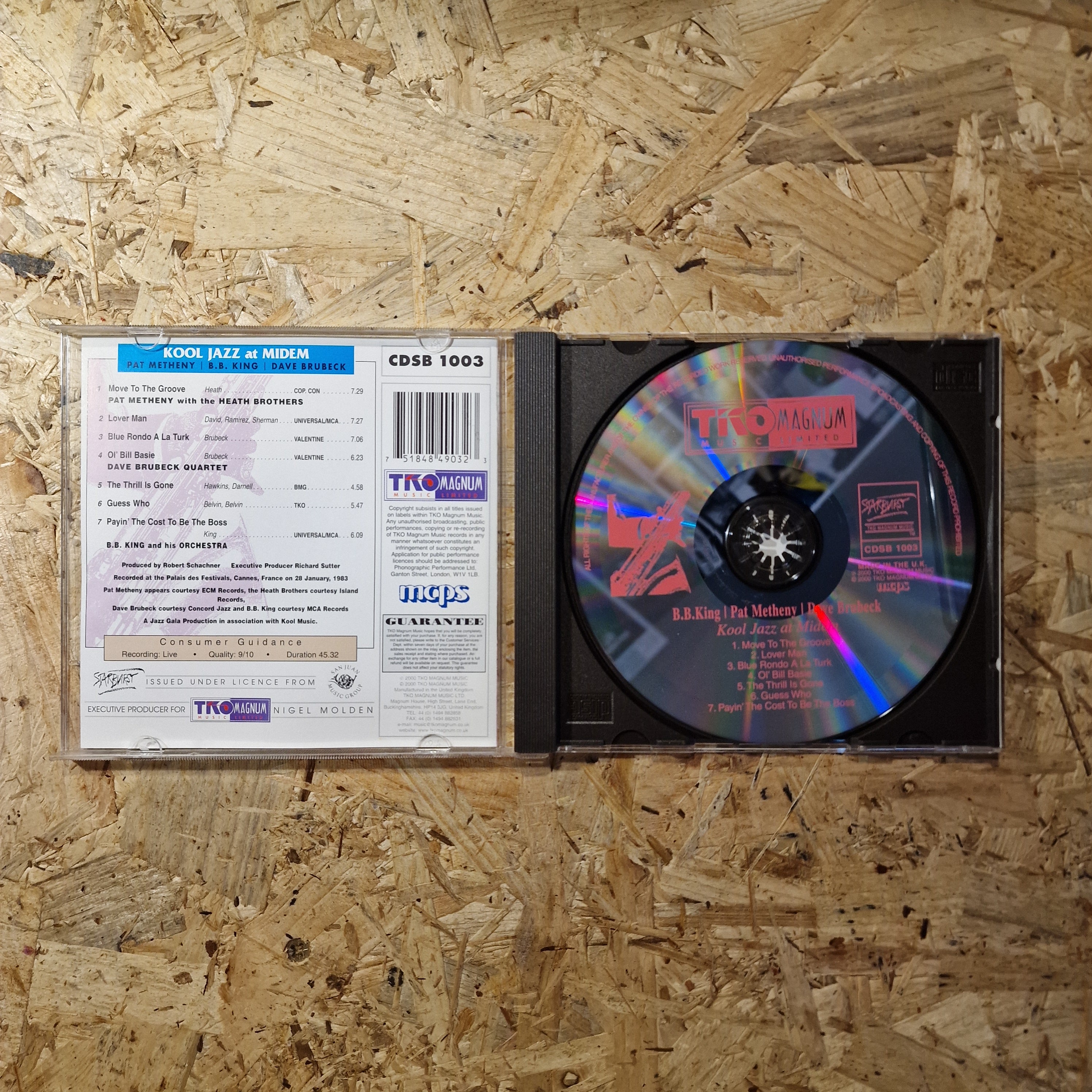 Pat Metheny / Heath Brothers / The Dave Brubeck Quartet / B.B. King – Kool Jazz at Midem