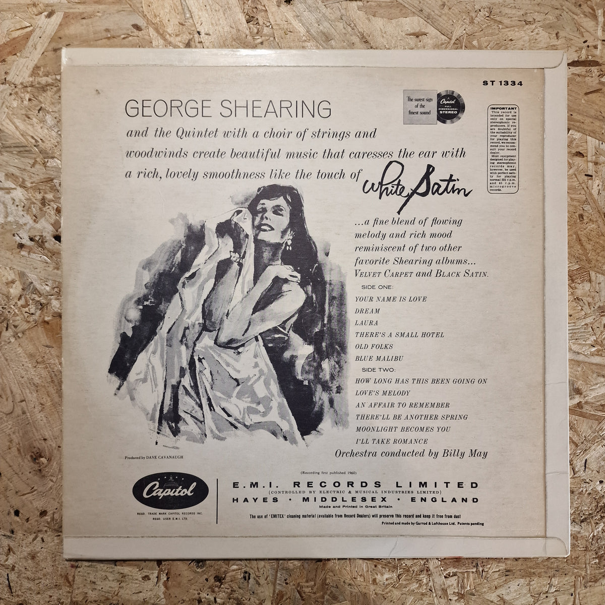 The George Shearing Quintet And Orchestra – White Satin