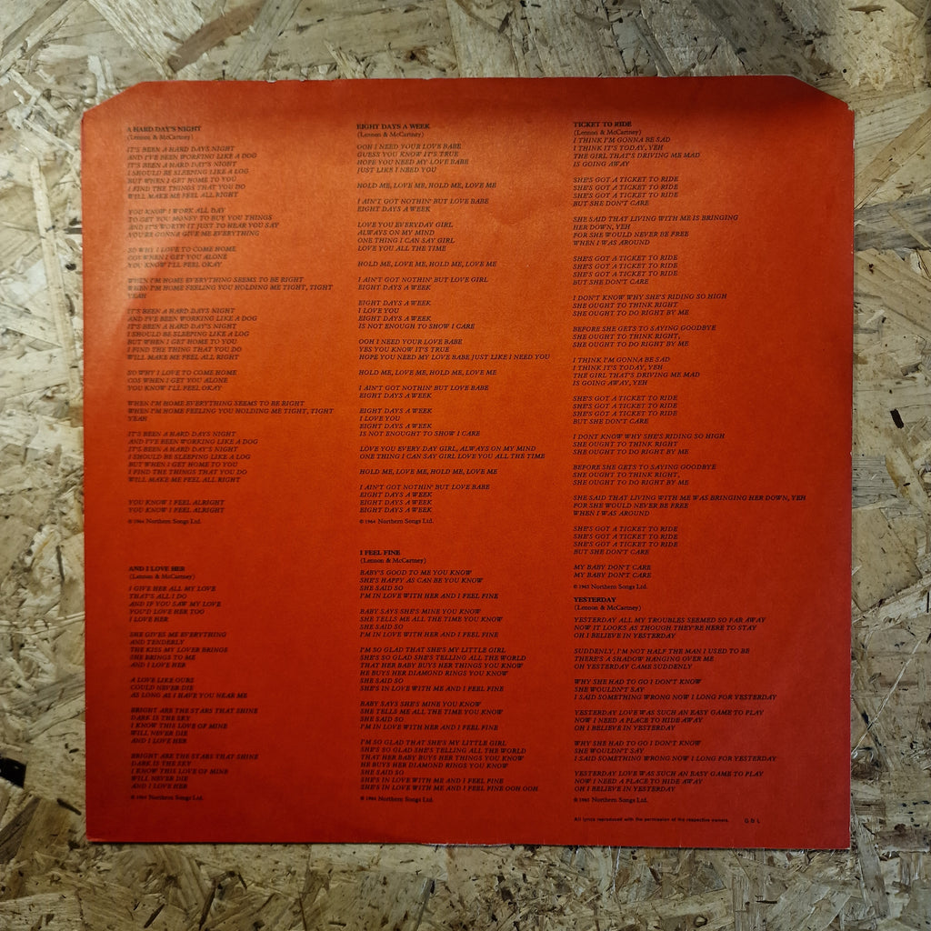 The Beatles – 1962-1966 UK 1973 Press
