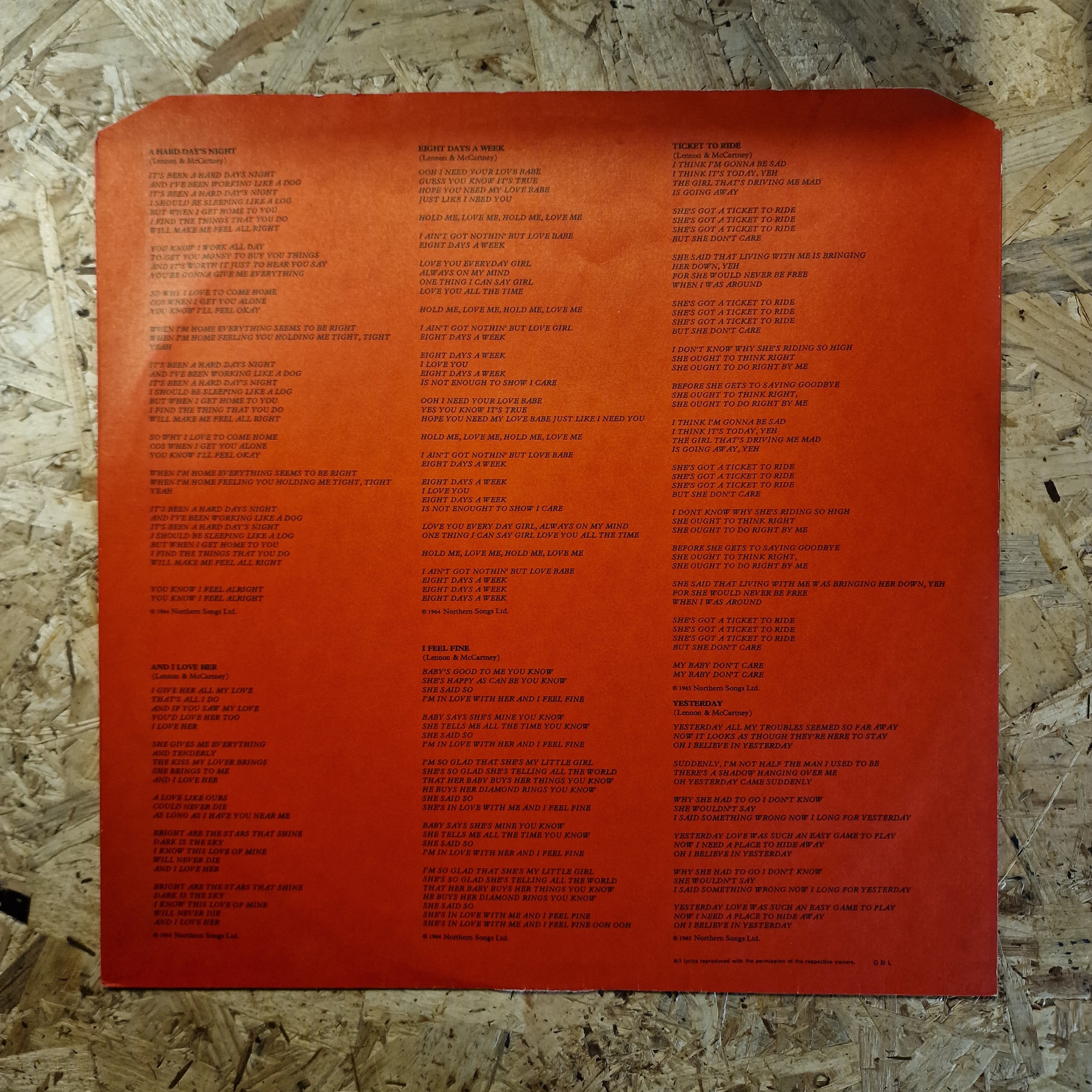 The Beatles – 1962-1966 UK 1973 Press