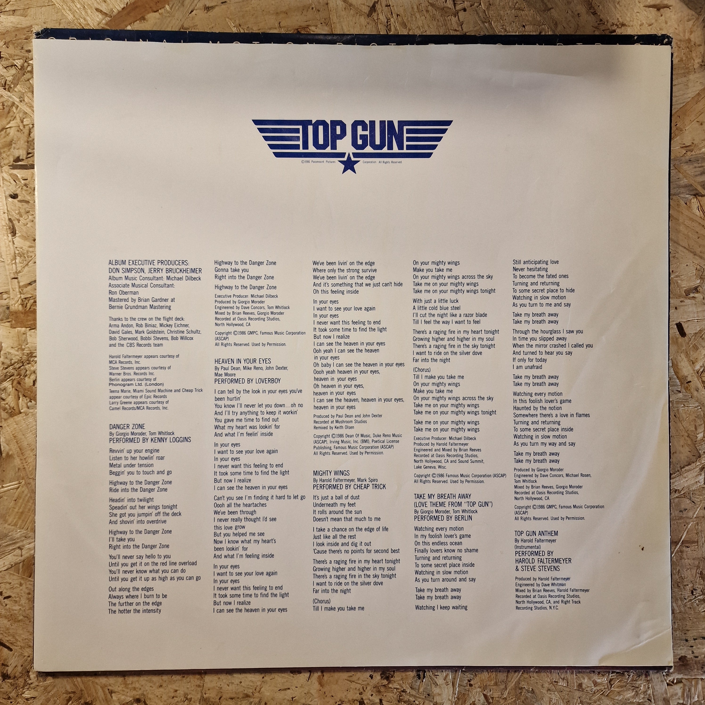 Top Gun (Original Motion Picture Soundtrack)