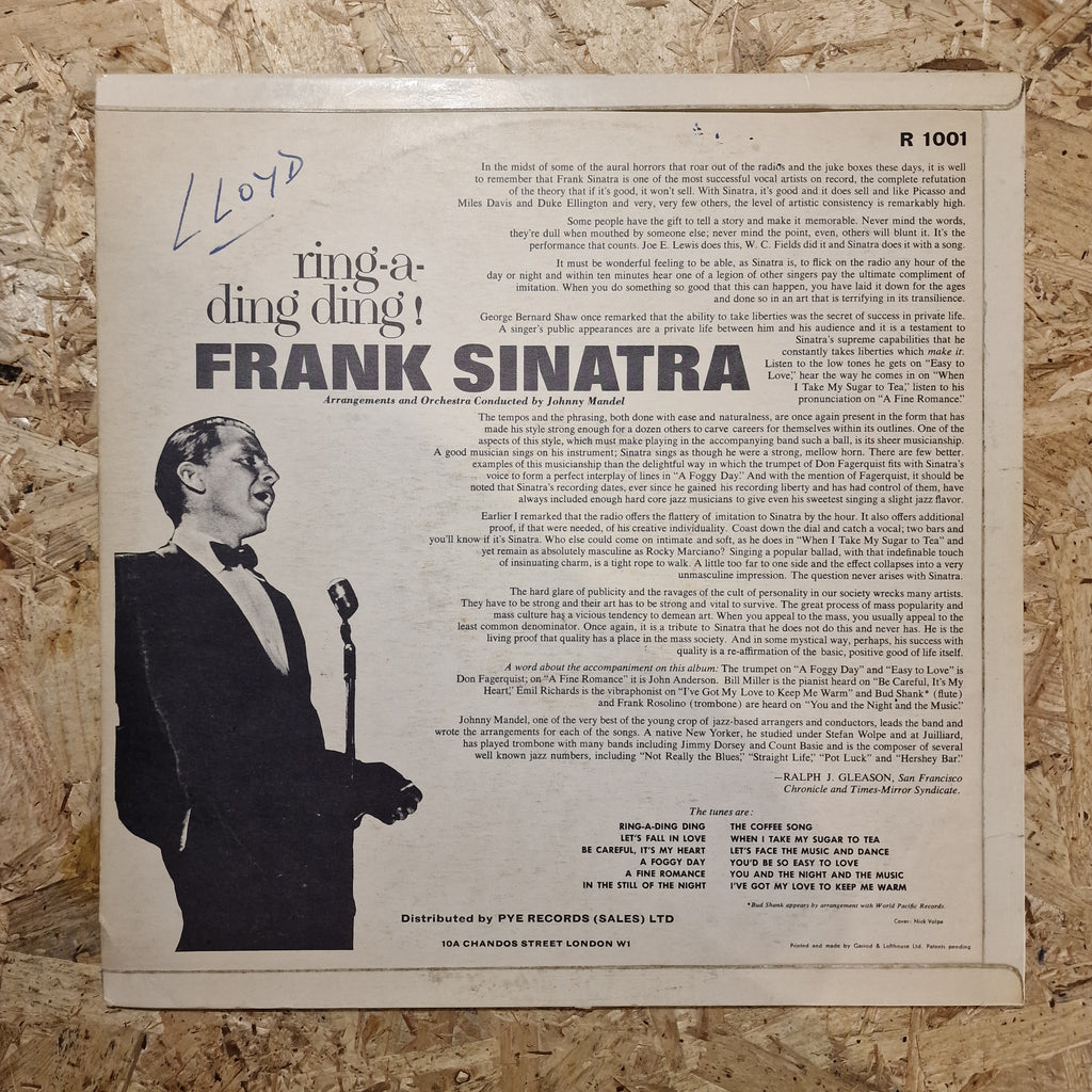 Frank Sinatra – Ring-A-Ding Ding!