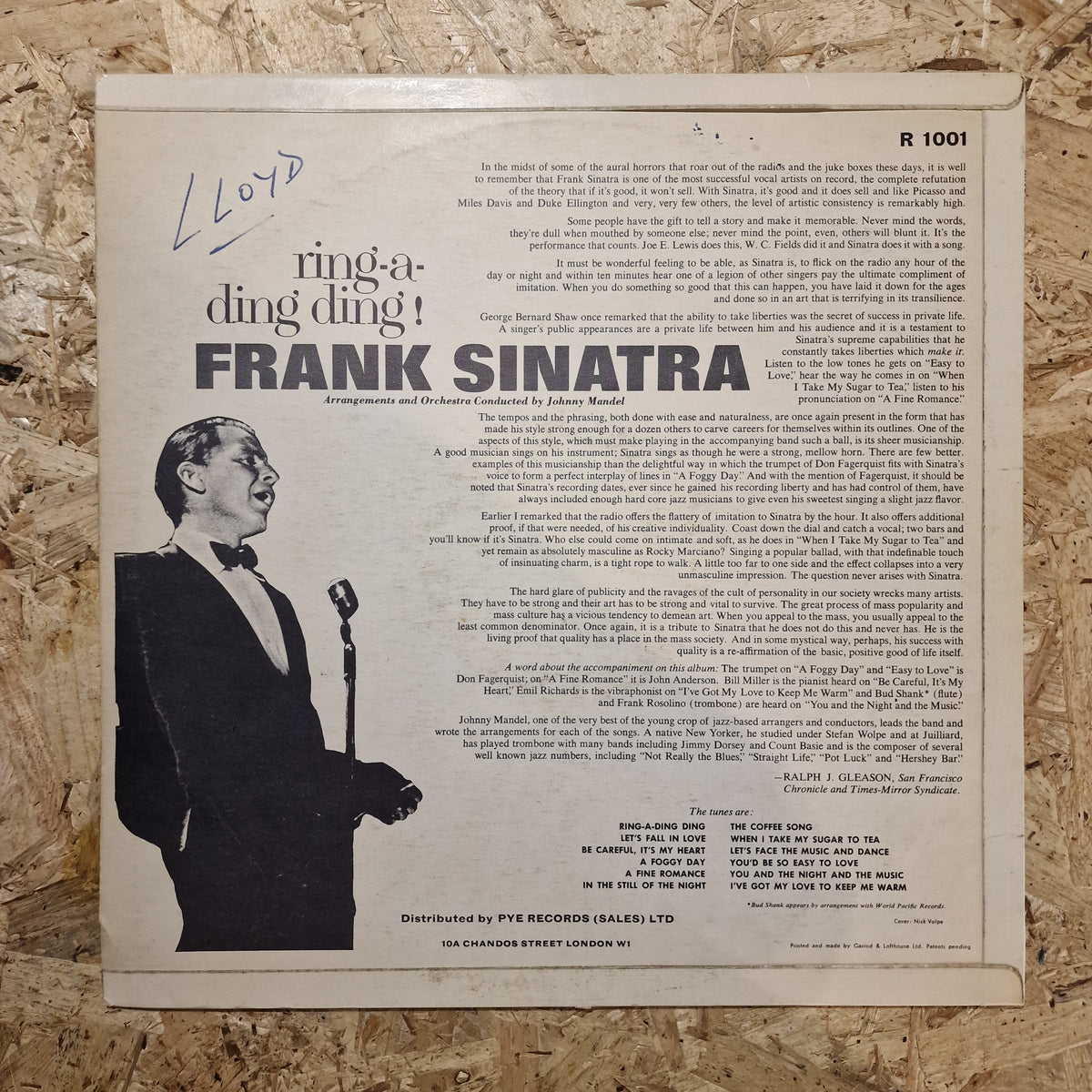 Frank Sinatra – Ring-A-Ding Ding!