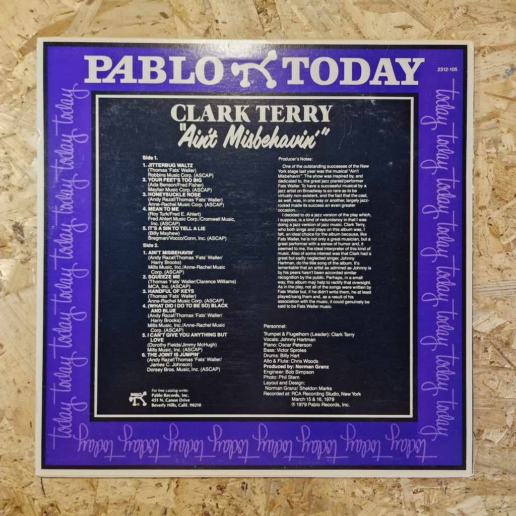 Clark Terry – Ain't Misbehavin'