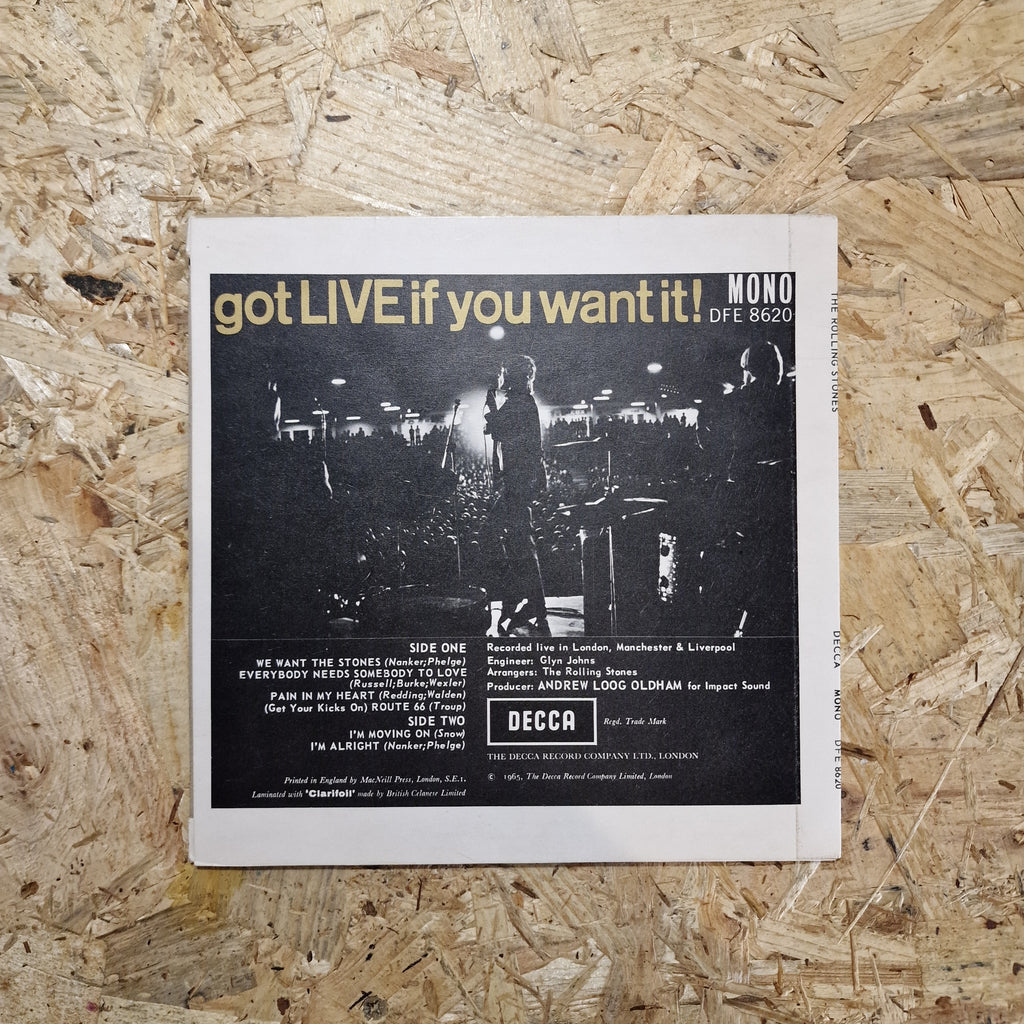The Rolling Stones – Got Live If You Want It!