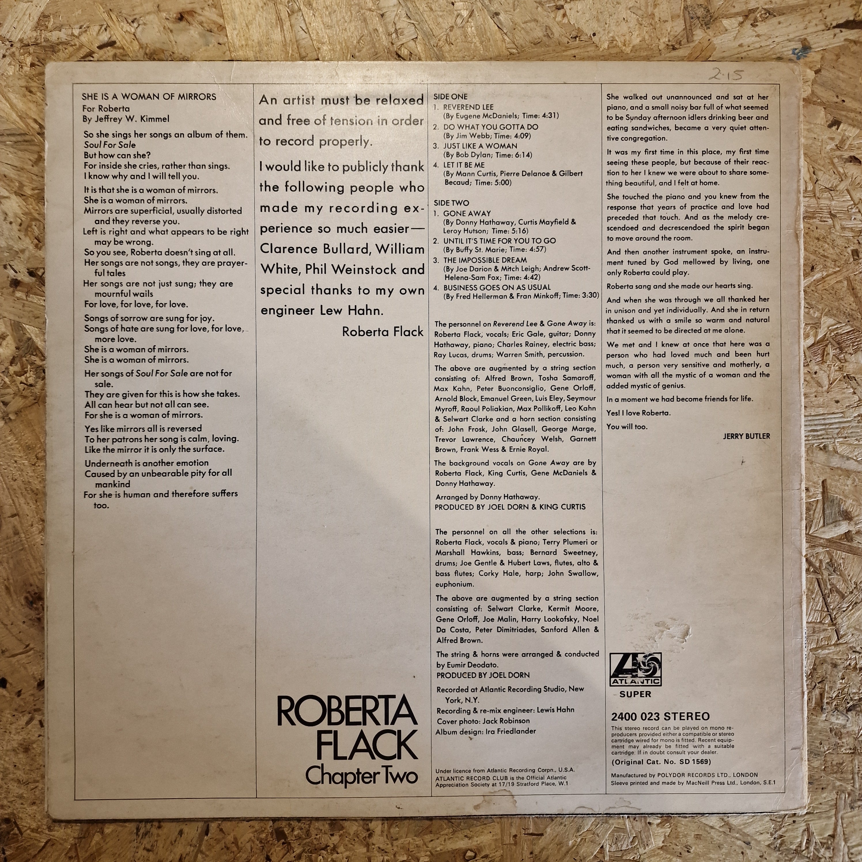 Roberta Flack – Chapter Two