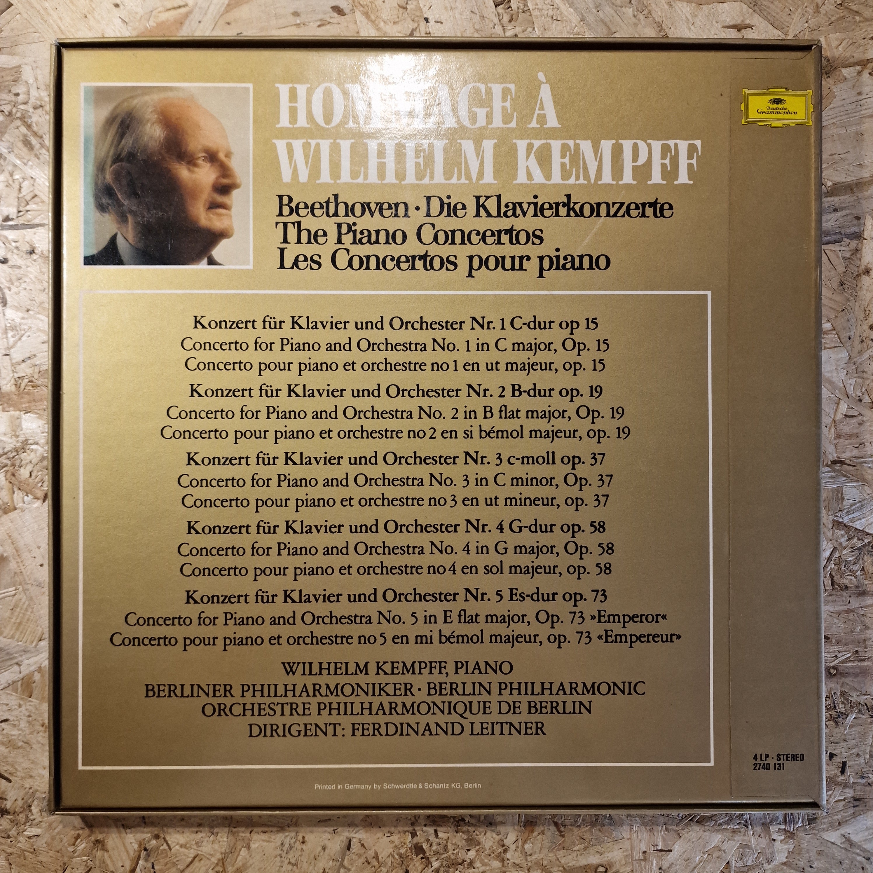 Wilhelm Kempff, Beethoven – Hommage À Wilhelm Kempff (Beethoven ･ Die Klavierkonzerte)