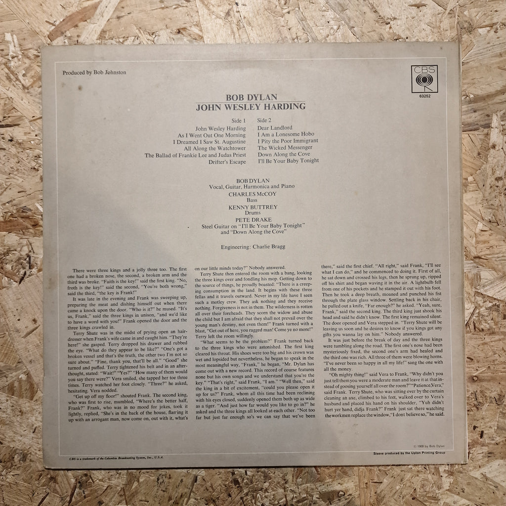 Bob Dylan – John Wesley Harding