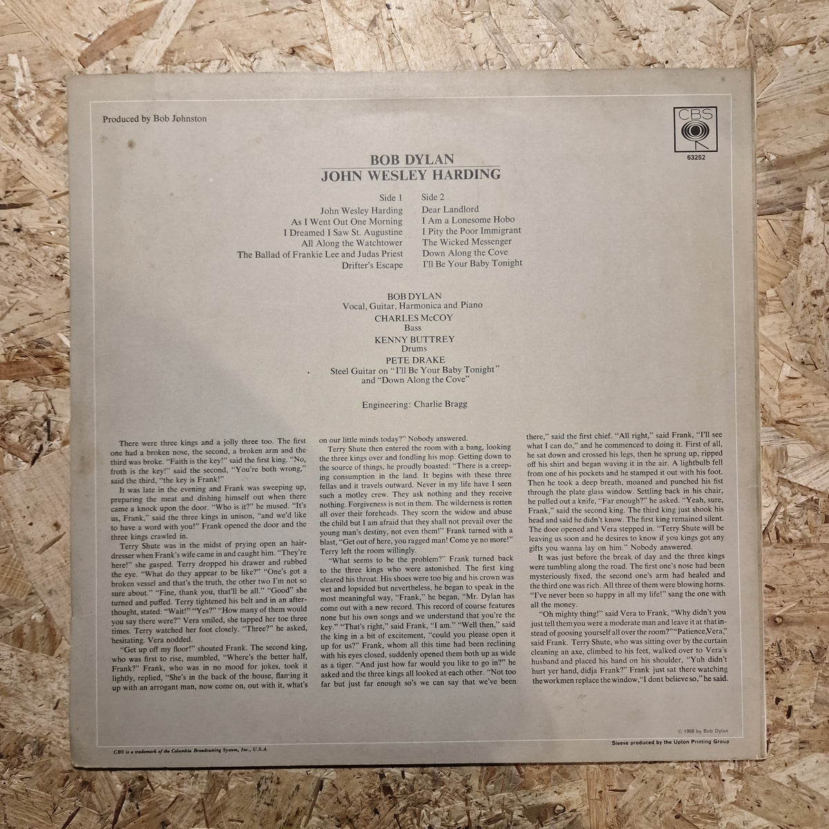 Bob Dylan – John Wesley Harding